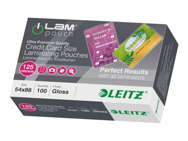 Esselte Leitz 54 x 86 mm Taschen für Laminierung