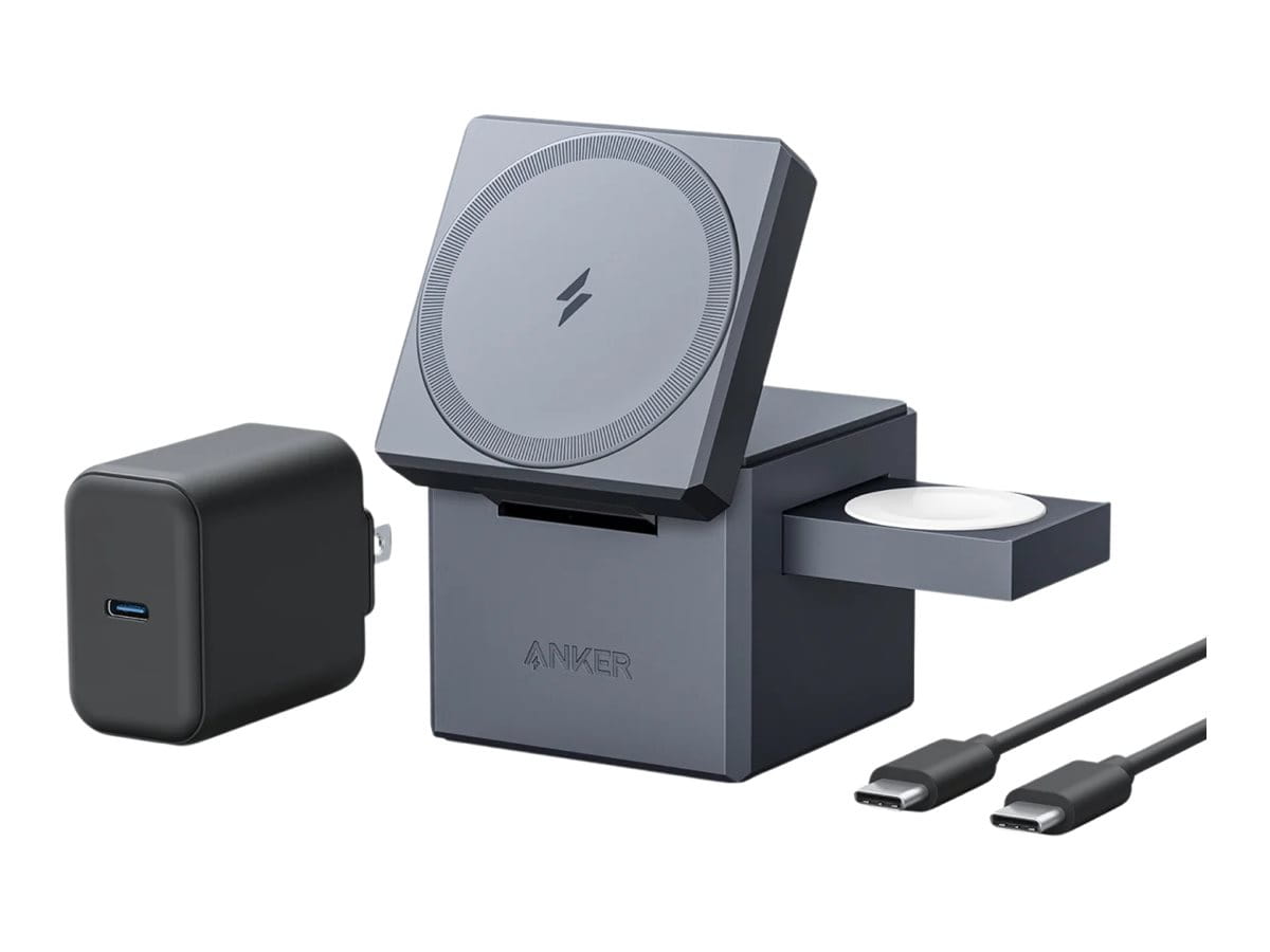 Anker Innovations Anker 3-in-1 Cube - Kabelloses Ladegerät - mit
