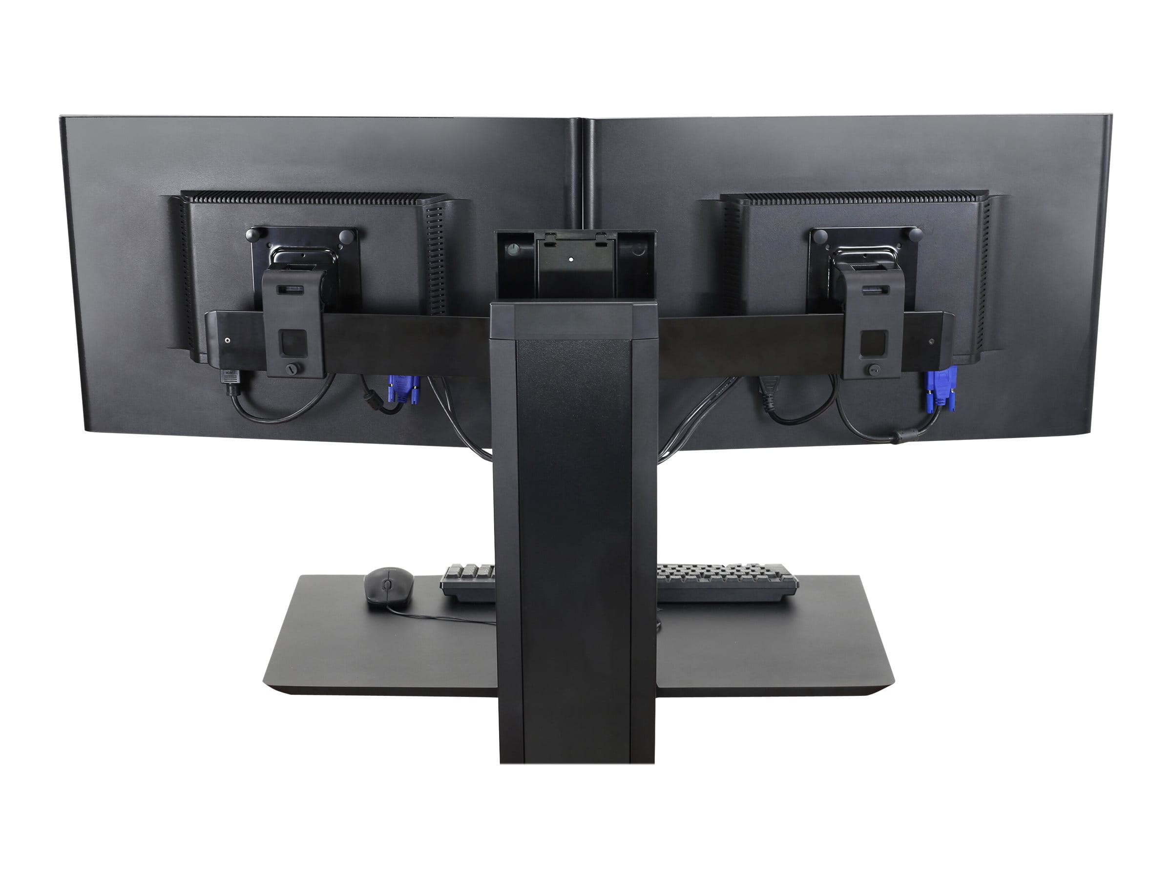 Ergotron Dual Monitor Tilt Pivot Kit - Befestigungskit (2 Drehgelenke, 2 Kabelbinder, Schrauben)
