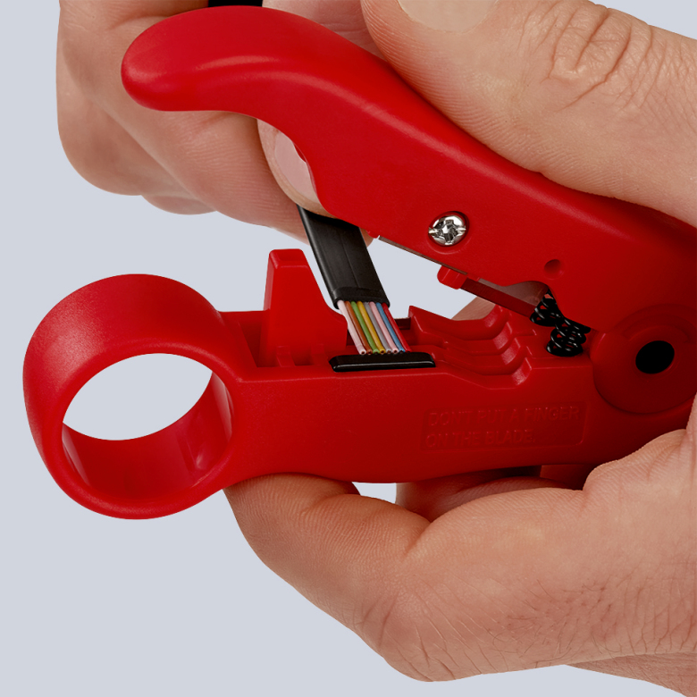 KNIPEX Kabel-Abisolierzange - für Koax- und
