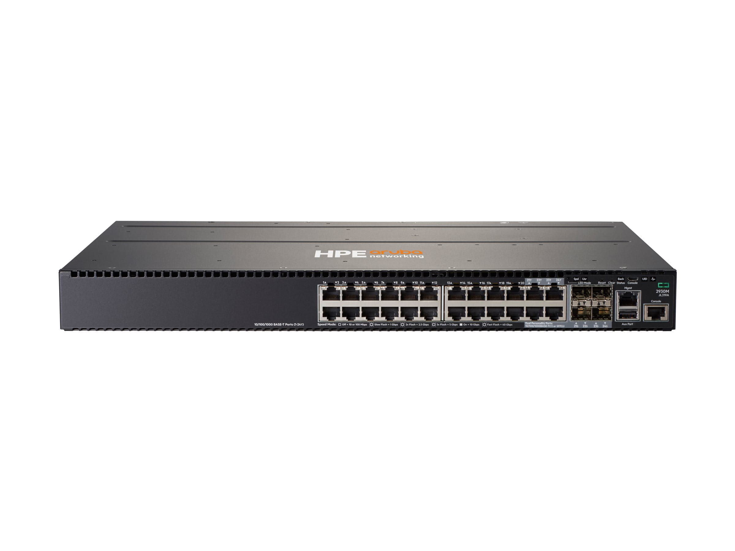 HPE Aruba Networking 2930M 24G 1-Slot - Switch - L3 - managed