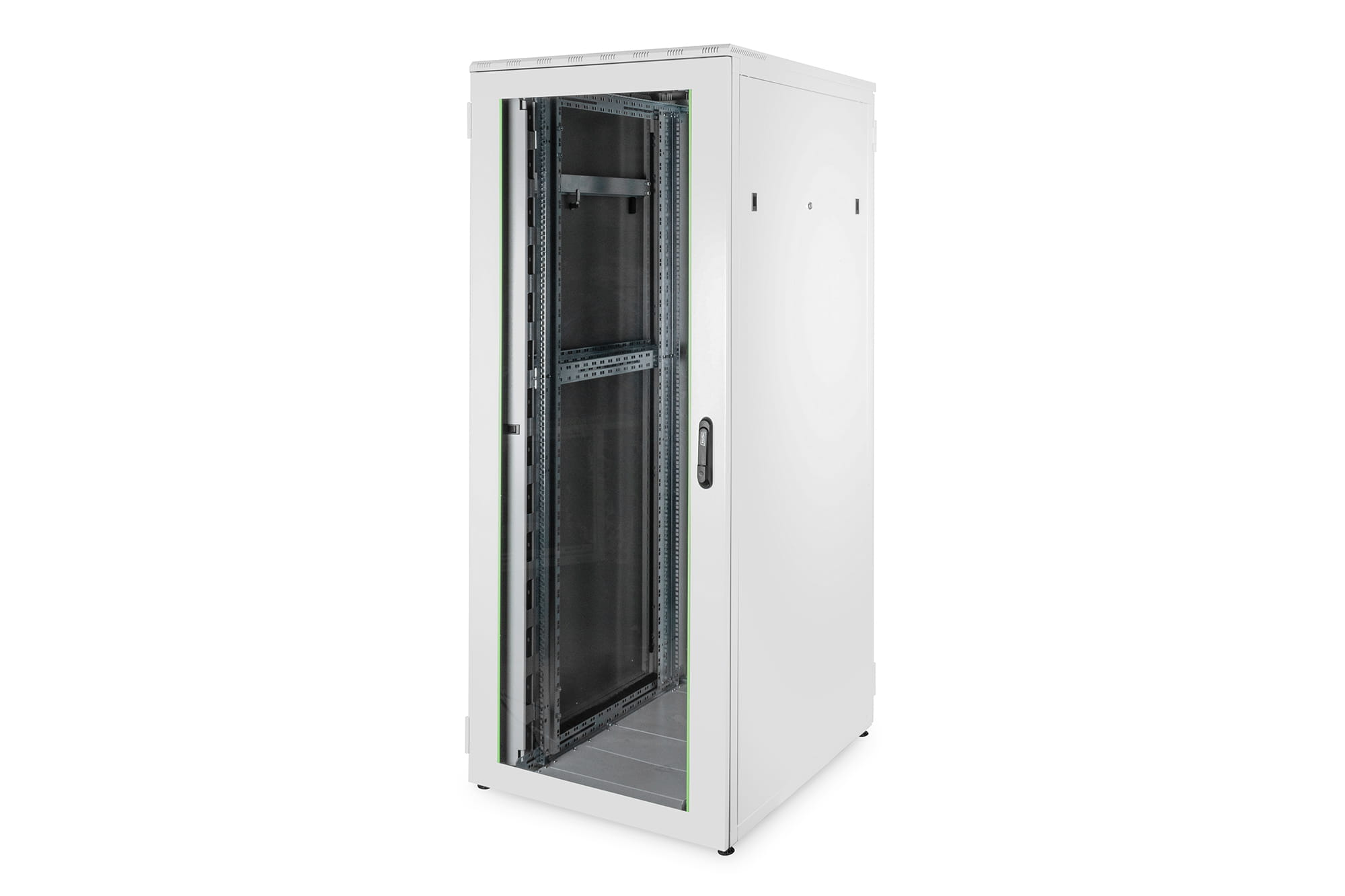 DIGITUS Professional varioFLEX DN-19 42U-8/10-V - Schrank Netzwerkschrank - Hellgrau, RAL 7035 - 42HE - 48.3 cm (19")