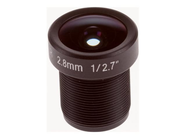 Axis M12 Megapixel - CCTV-Objektiv - feste Irisblende - M12-Anschluss - 2.8 mm - f/1.2 (Packung mit 10)
