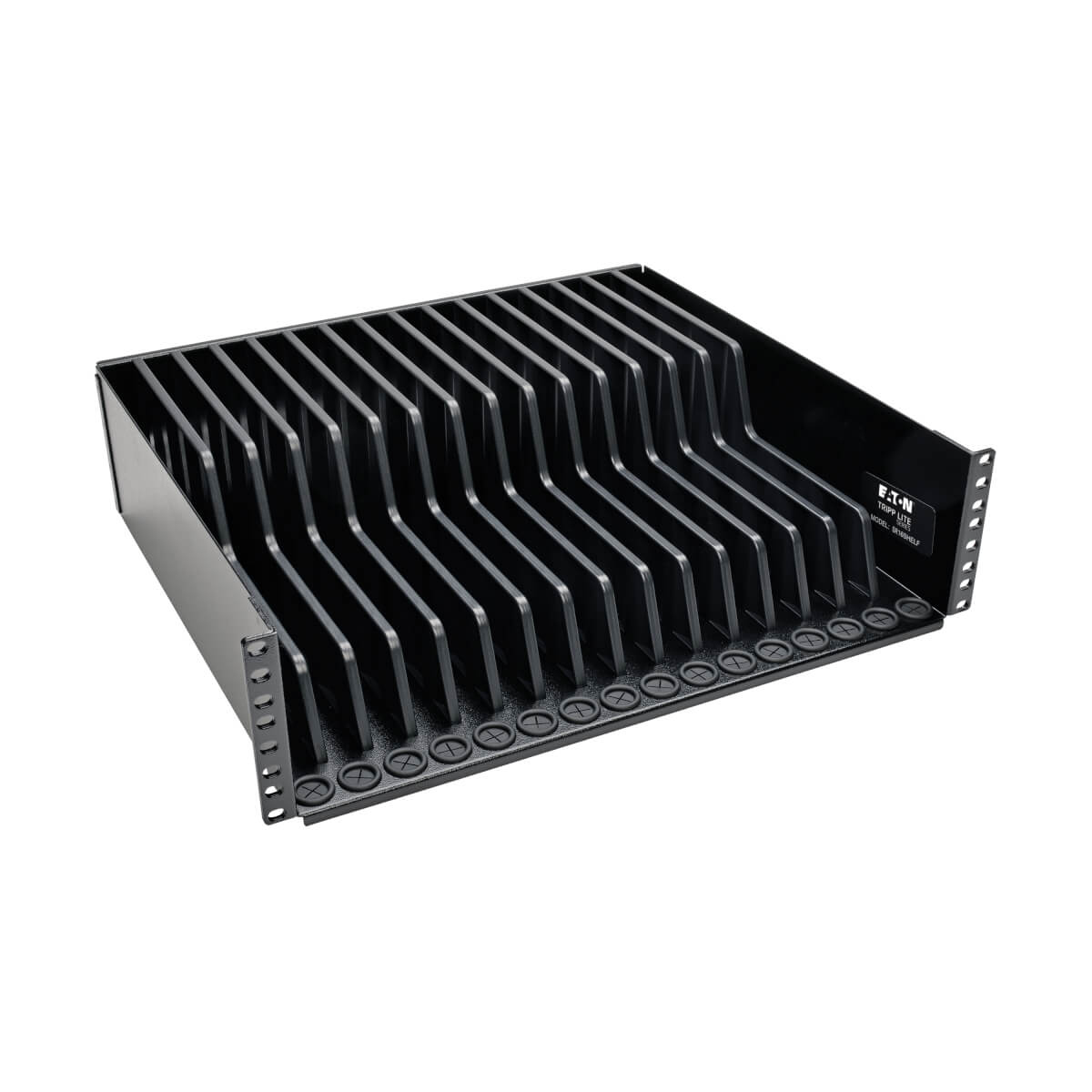 Eaton Tripp Lite Series 3U Rack Mount Tablet/iPad/Laptop Chrombook Storage Shelf - Montagekomponente (Regal)