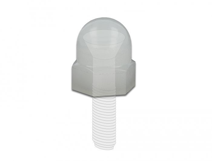 Delock Schutzkappe - 1.19 cm - Natural (Packung mit 10)