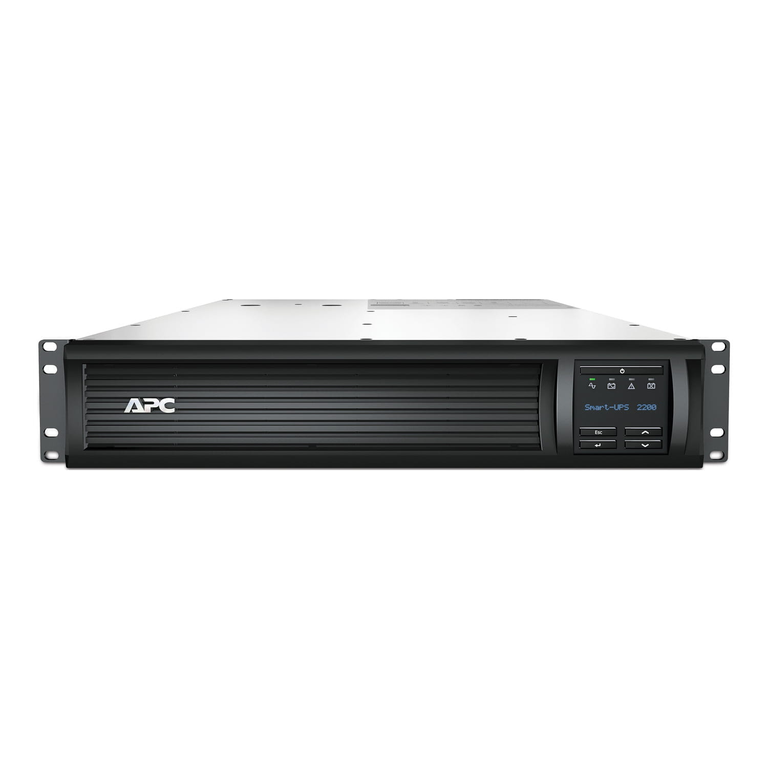 APC Smart-UPS - USV (Rack - einbaufähig) - 8x IEC C13 + 2x IEC C19 Steckdosen, AVR, LCD, lineare Interaktion, SmartConnect, SmartSlot - Line-Interactive-USV