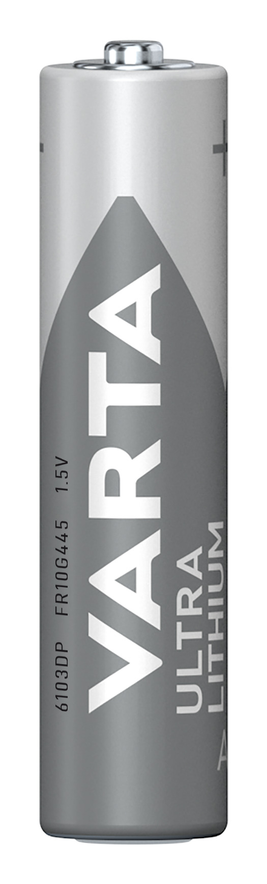 Varta Batterien AAA, 4 Stück, Ultra Lithium, 1,5V, ideal für Digitalkamera, Spielzeug, GPS Geräte, Sport- & Outdoor-Einsätze, Einwegbatterie, AAA, Lithium, 1,5 V, 4 Stück(e), 1100 mAh