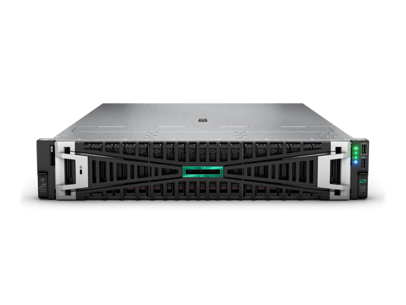 HPE ProLiant DL385 Gen11 - 2U - zweiweg - 1 x EPYC 9124 / 3 GHz - RAM 64 GB - SATA/SAS/NVMe - Hot-Swap 6.4 cm (2.5") (Smart Choice)
