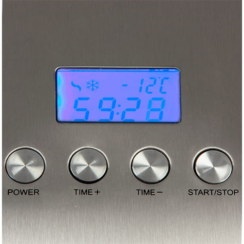 Domo DO9066I, Kompressor Eismaschine, 1,5 l, 1 Becken, Edelstahl, 60 min, -18 - -35 °C