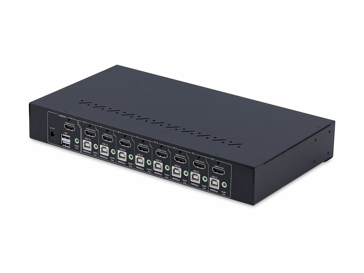 StarTech.com 8-Port HDMI KVM Switch w/1U Rack