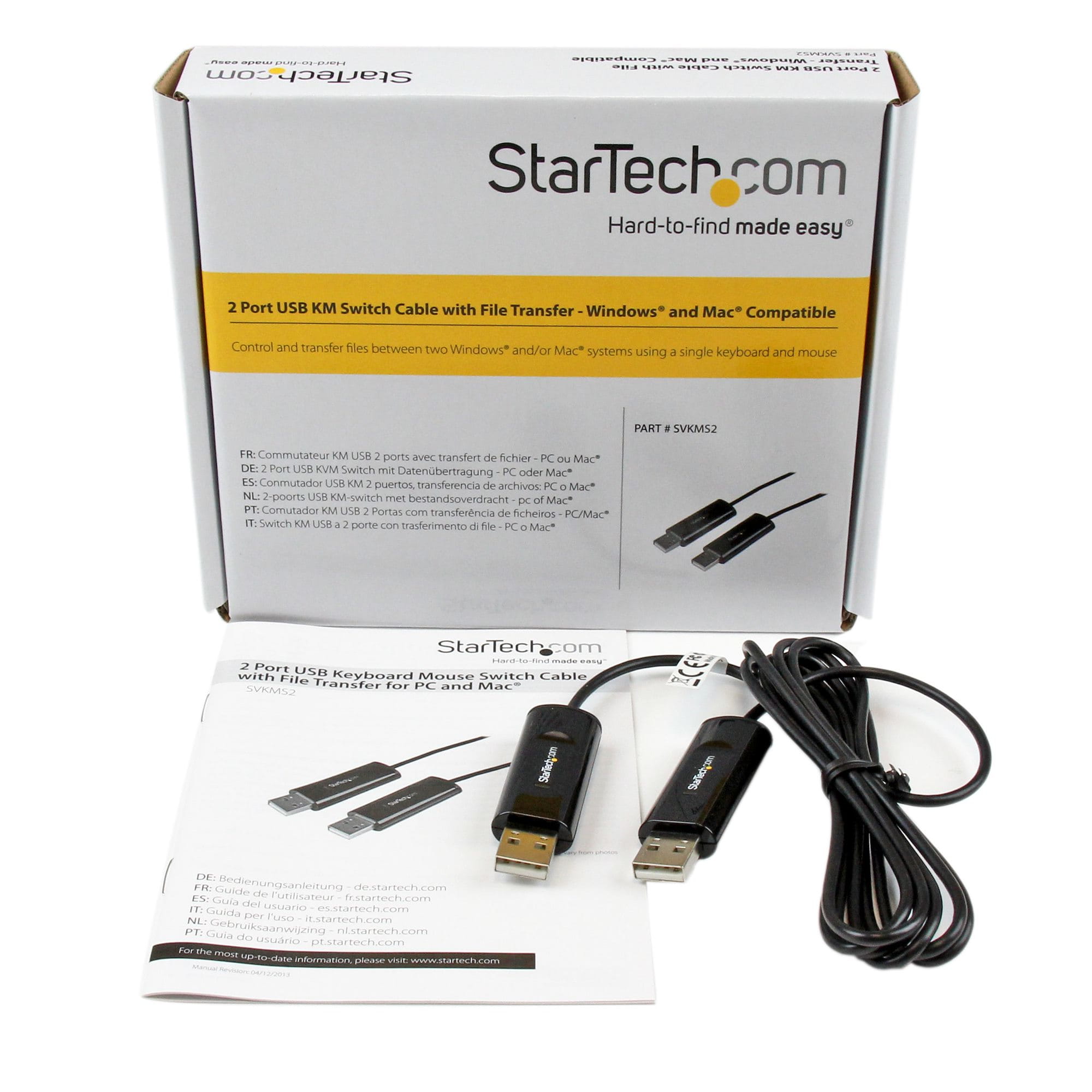 StarTech.com 2 Port USB Tastatur und Maus KM