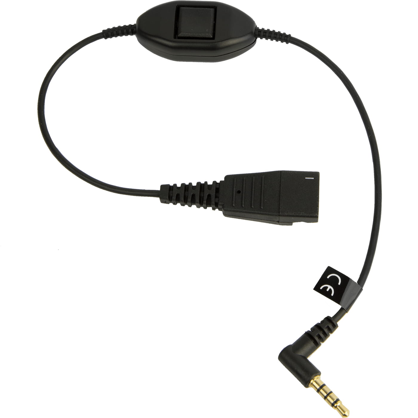 Jabra LINK Kabel QD auf 3,5mm Klinke (spez. iPhone 6/6s,7)