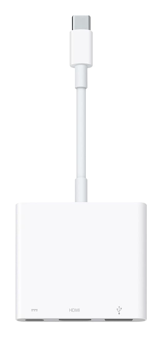 Apple Videoadapter - USB-C männlich zu USB, HDMI, USB-C (nur Spannung)