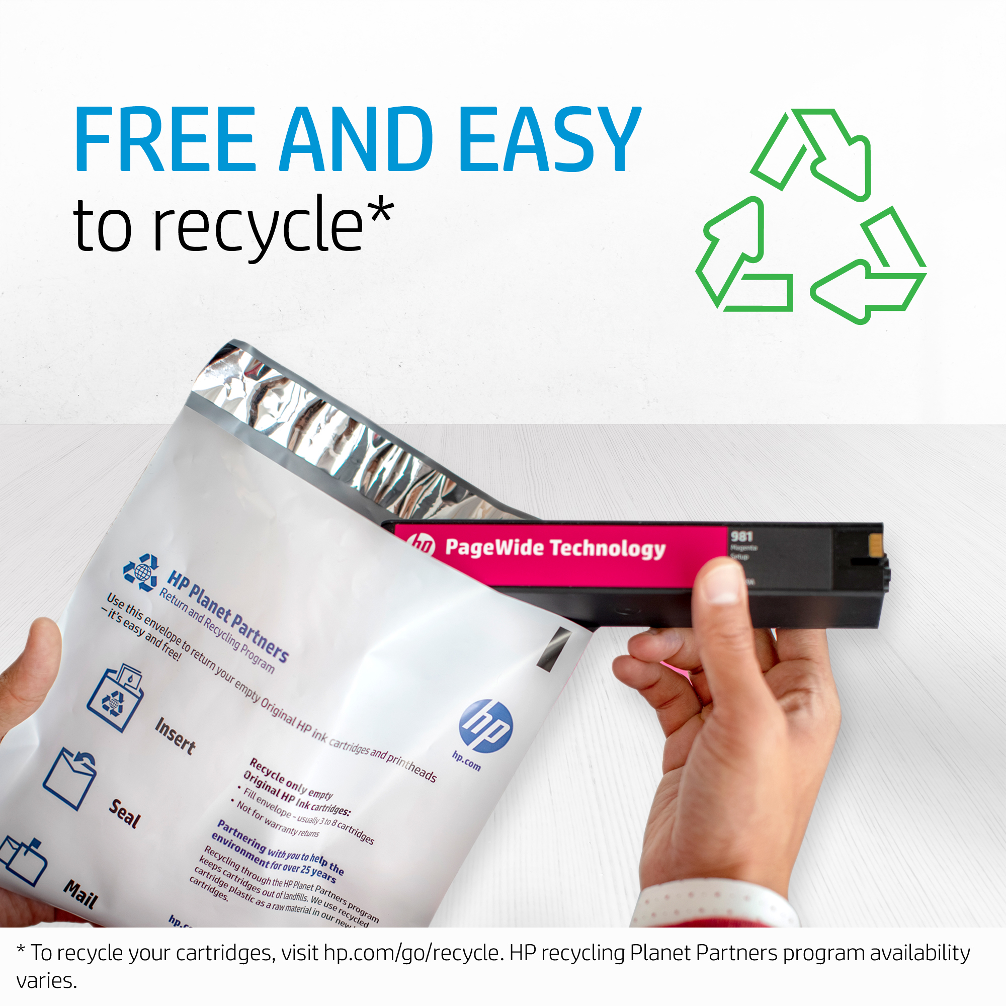 HP 981A - 69 ml - Magenta - original - PageWide