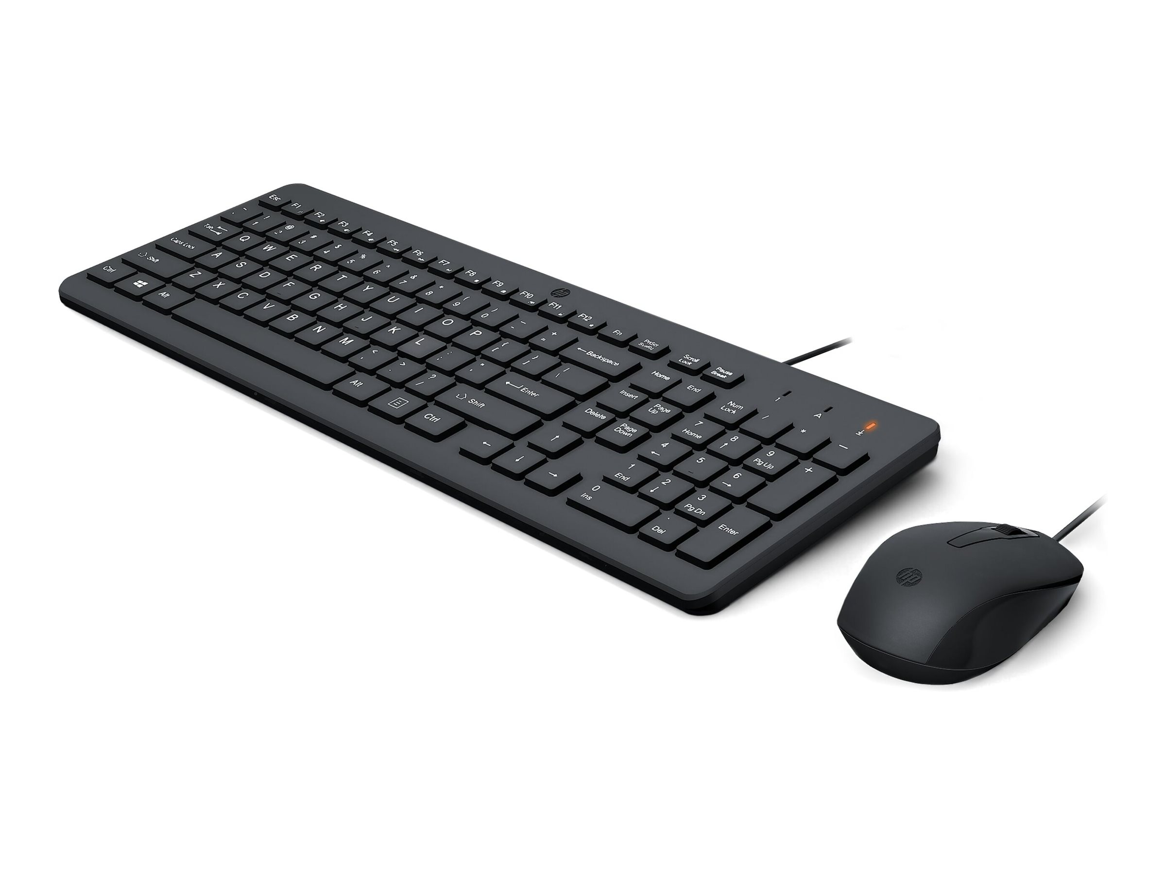 HP 150 - Tastatur-und-Maus-Set - USB - GB - Schwarz