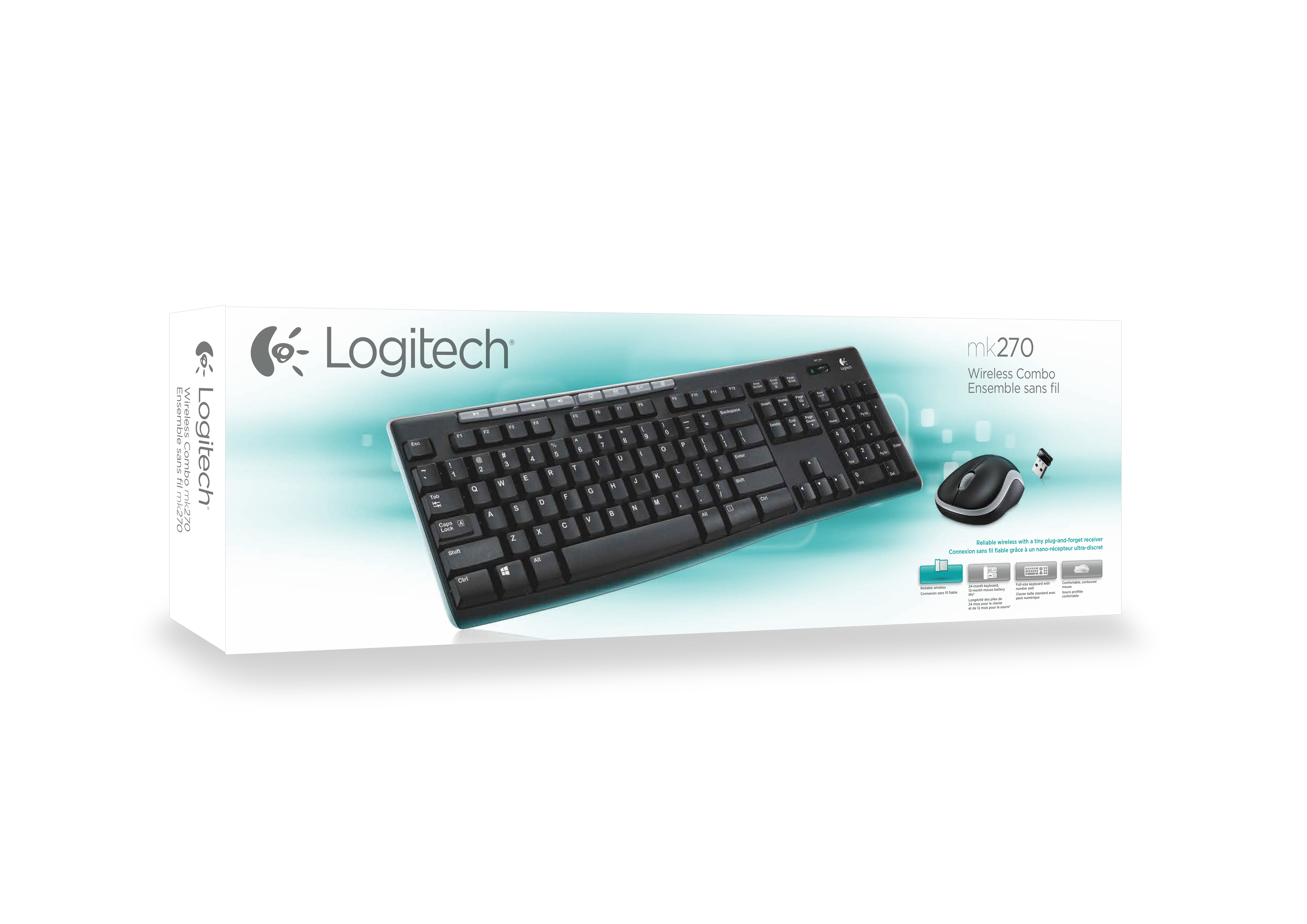 Logitech MK270 Wireless Combo - Tastatur-und-Maus-Set