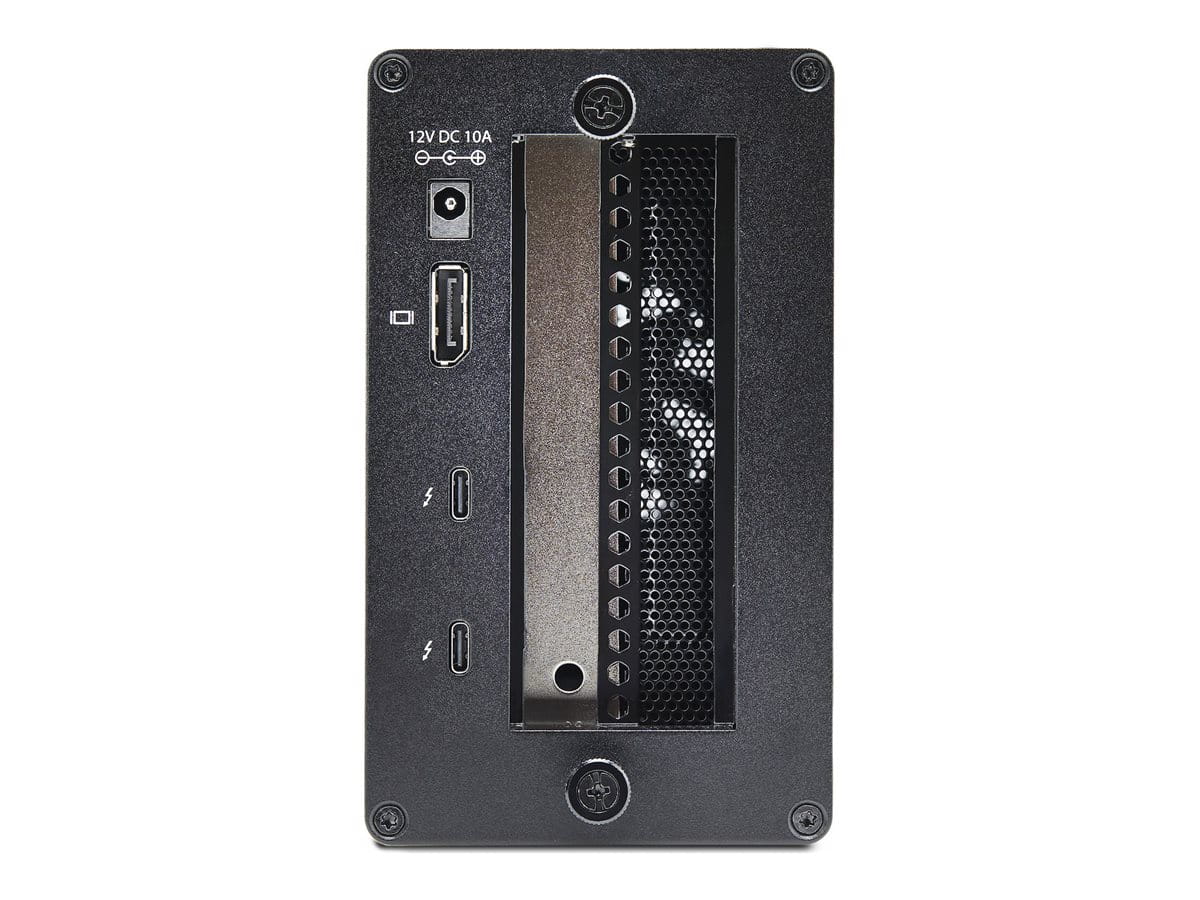 StarTech.com Thunderbolt 3 PCIe Expansion Chassis, Enclosure Box W/Dual PCI-E Slots, External PCIe Slots for Laptops/Desktops/All-In-Ones, 8K/4K Output Via TB3/DP 1.4 Ports - For PCI Express Cards (2TBT3-PCIE-ENCLOSURE)