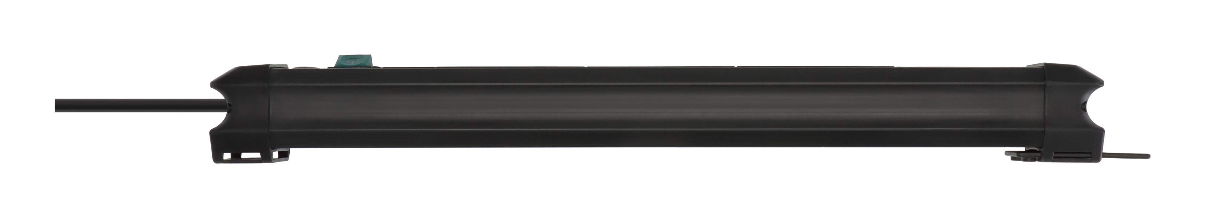 Brennenstuhl 1951160613, 3 m, Drinnen, Kunststoff, Schwarz, 6 AC-Ausgänge, 230 V