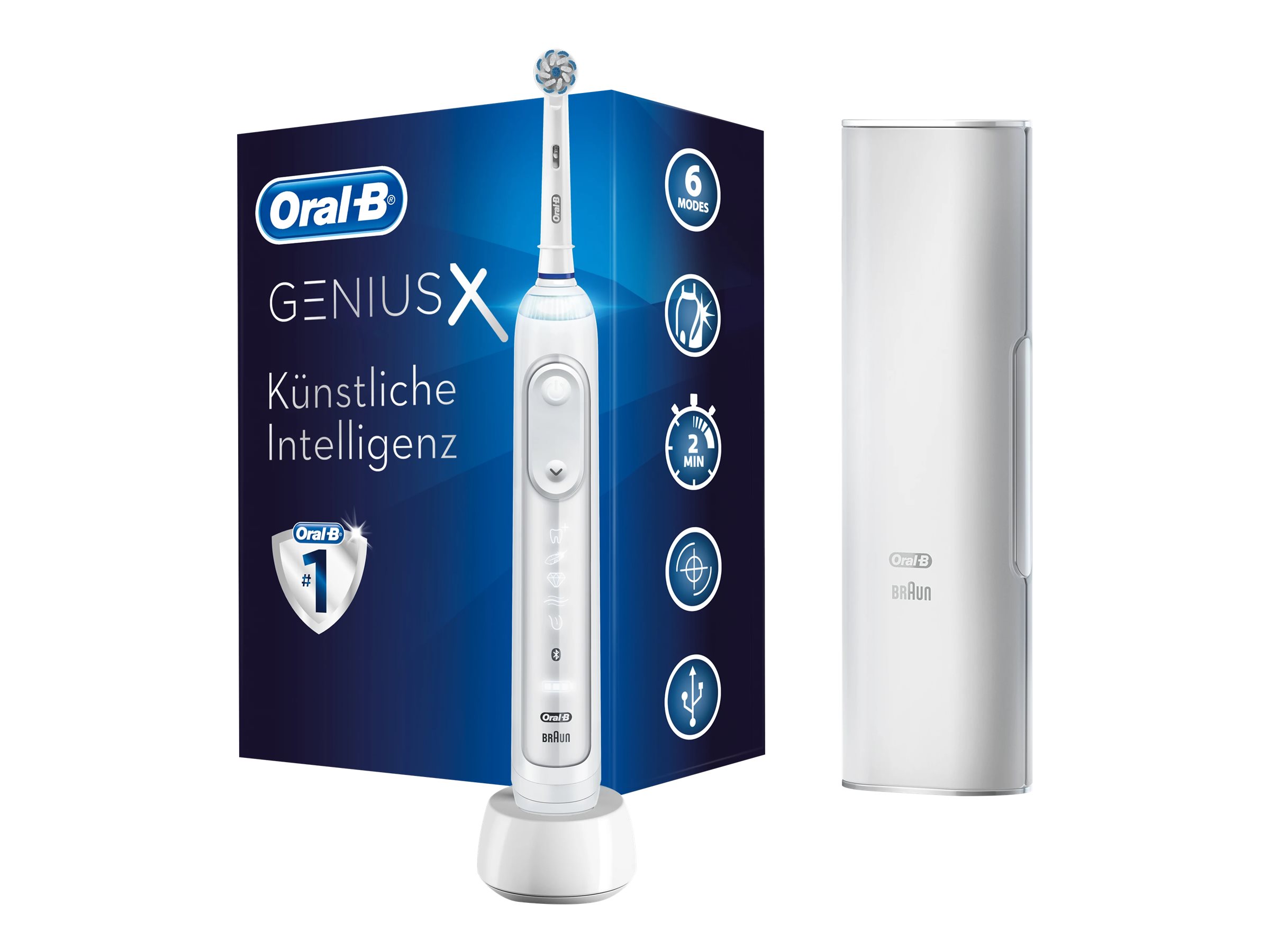 Oral-B Genius X 20000 - Zahnbürste - weiß
