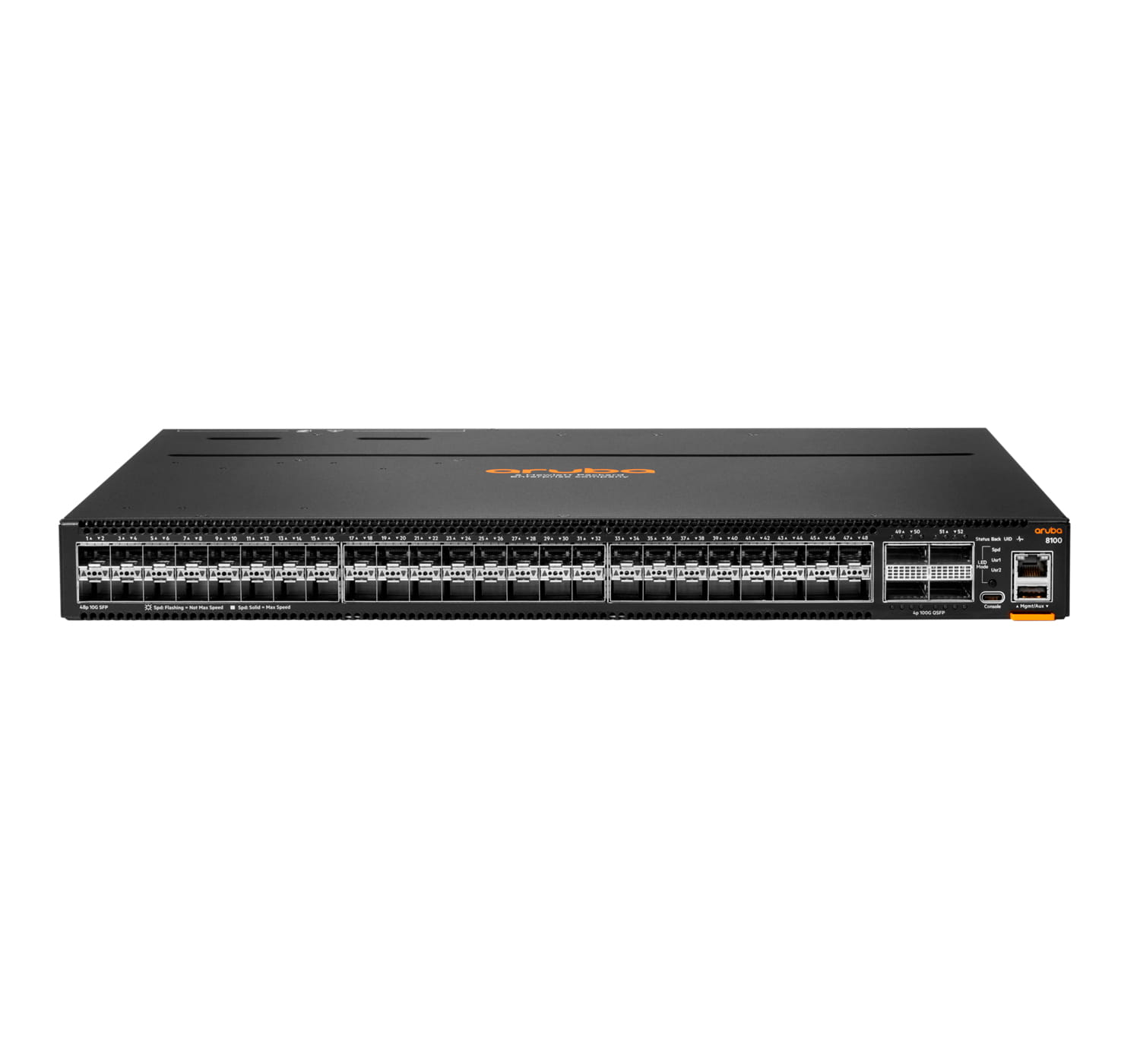 HPE Aruba Networking CX 8100 48x10G SFP+ 4x40/100G