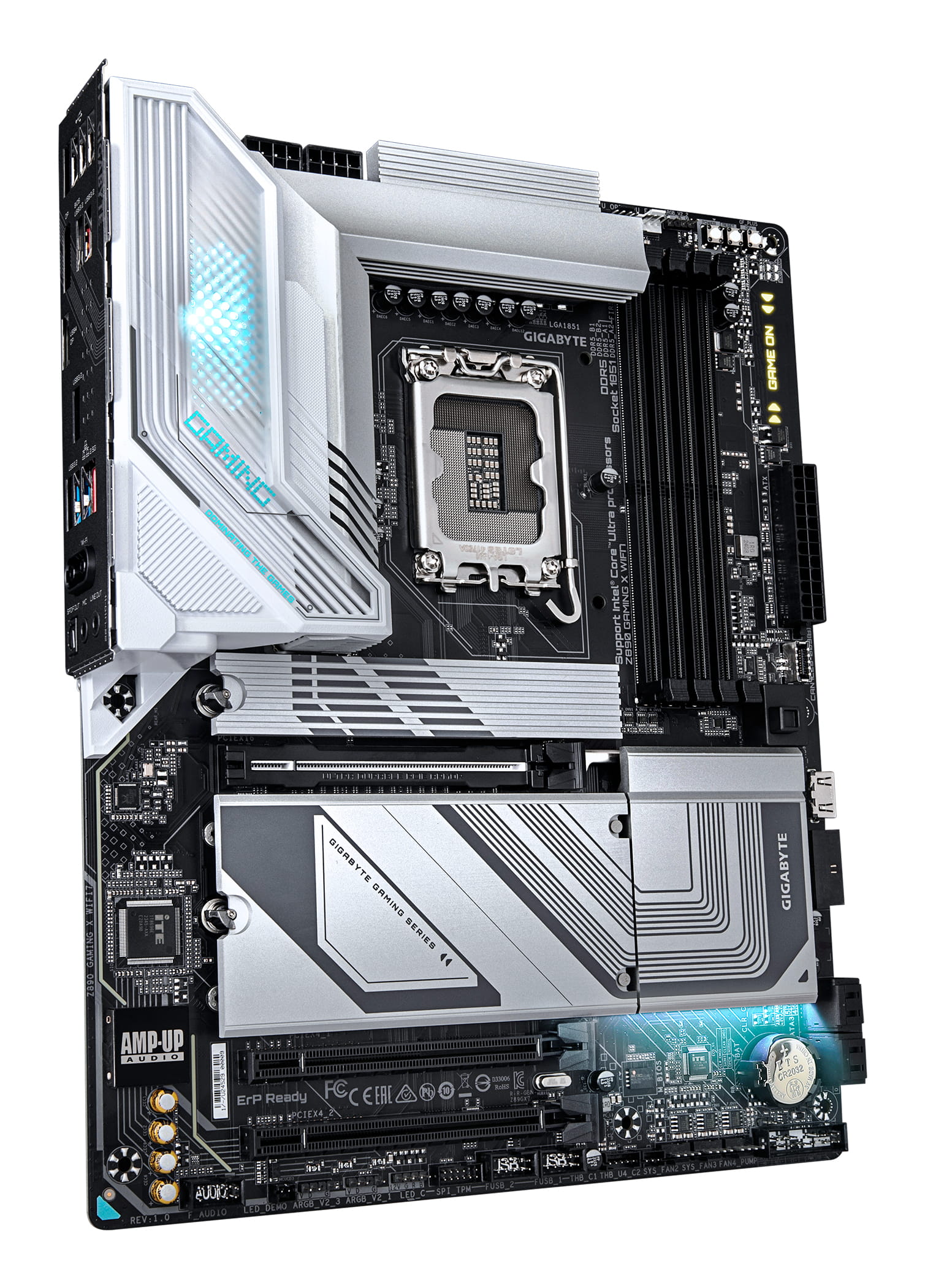 Gigabyte Z890 GAMING X WIFI7 - Motherboard - ATX - LGA1851 Sockel - Z890 Chipsatz - USB4, USB-C 3.2 Gen2, USB 3.2 Gen 2, USB 3.2 Gen 1 - 2.5 Gigabit LAN, Bluetooth, Wi-Fi 7 - Onboard-Grafik (CPU erforderlich)