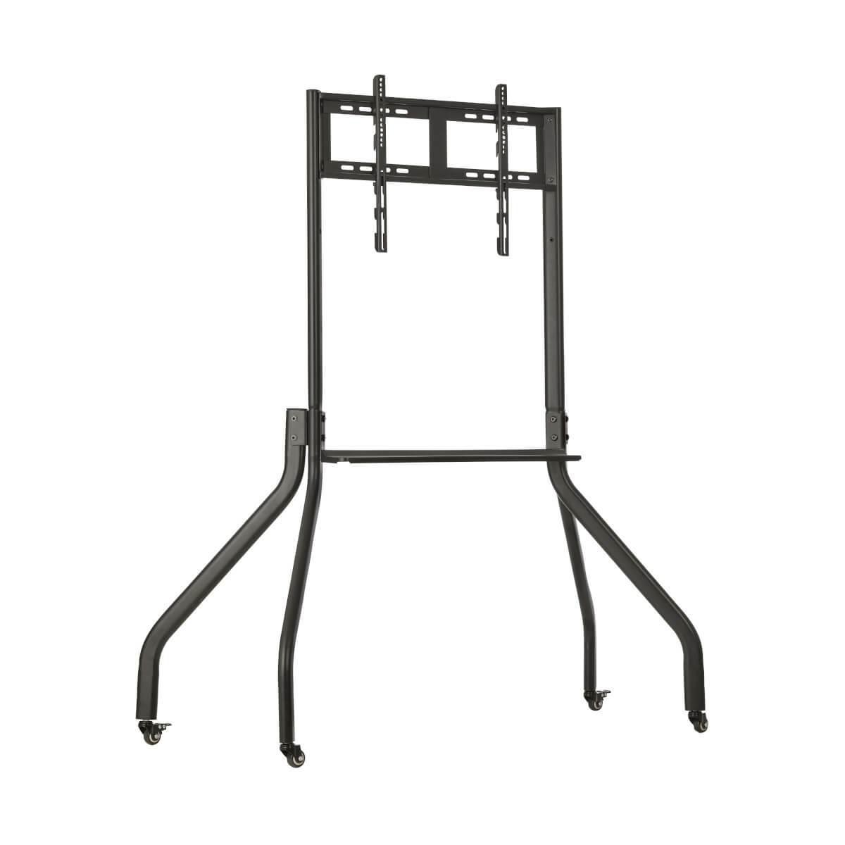 Tripp Eaton Tripp Lite Series Rolling TV Cart for 42" to 65" Displays, Wide Legs, Locking Casters - Wagen - fest - für Monitor / HDTV - Aluminium, Stahl - Schwarz - Bildschirmgröße: 106.7-165.1 cm (42"-65")