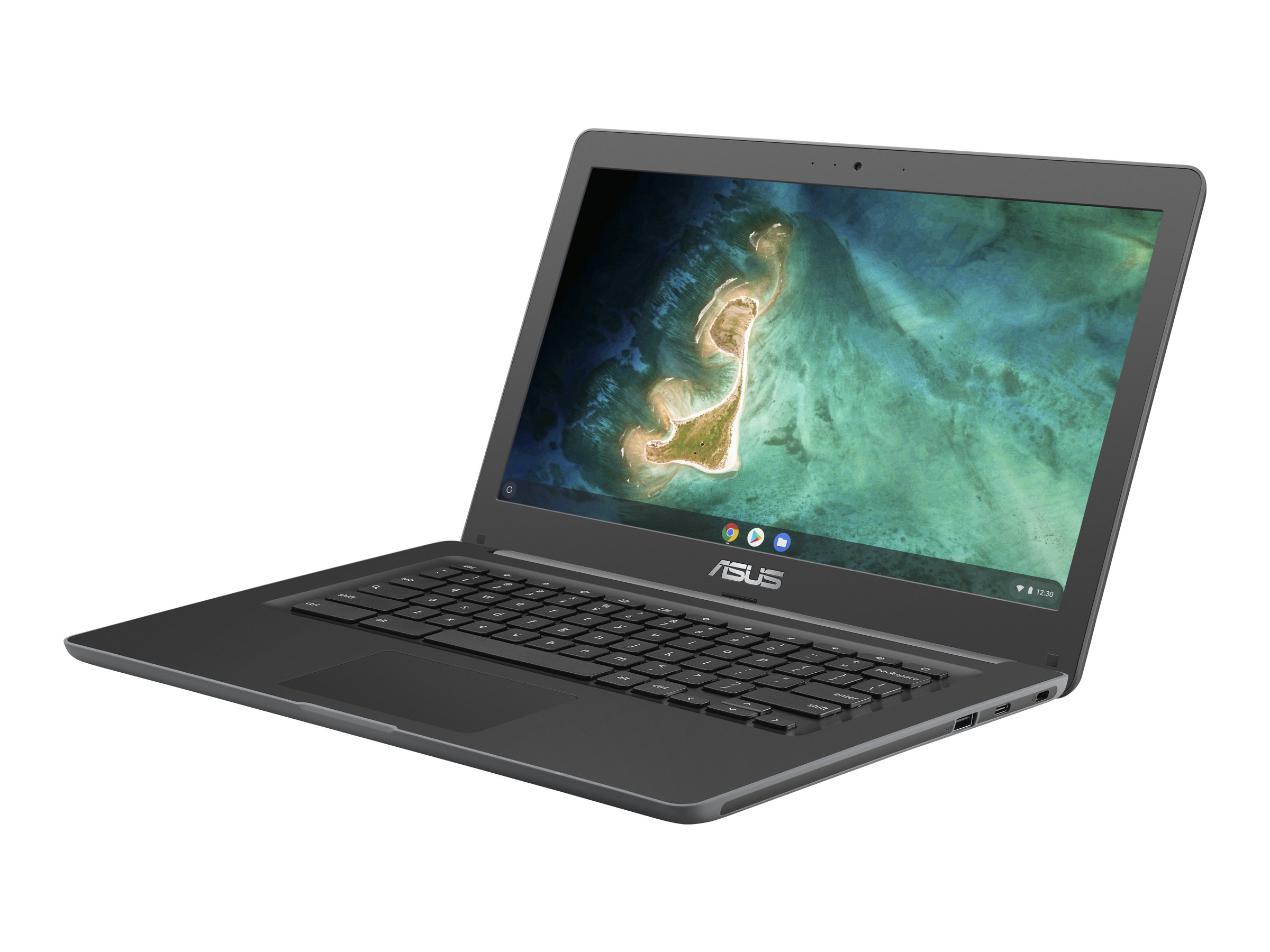 ASUS Chromebook C403NA FQ0045 - Intel Celeron N3350 / 1.1 GHz - Chrome OS - HD Graphics 500 - 4 GB RAM - 32 GB eMMC - 35.6 cm (14")
