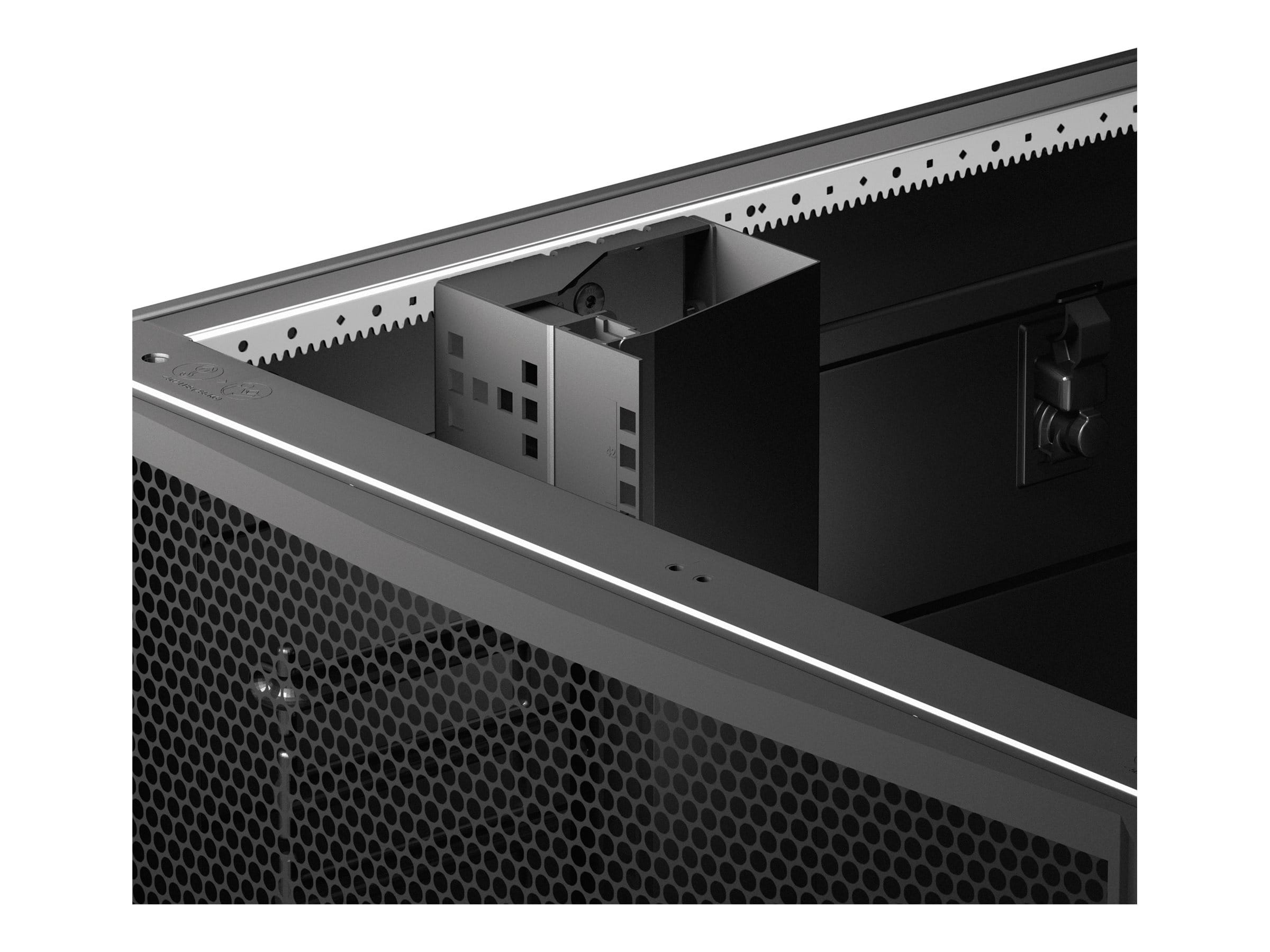 APC NetShelter SX Networking Enclosure with Sides - Schrank Netzwerkschrank - Schwarz - 42HE - 48.3 cm (19")