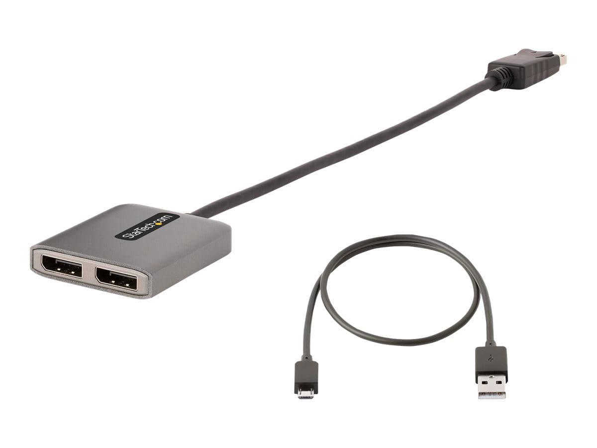 StarTech.com 2-Port Multi-Monitor DisplayPort