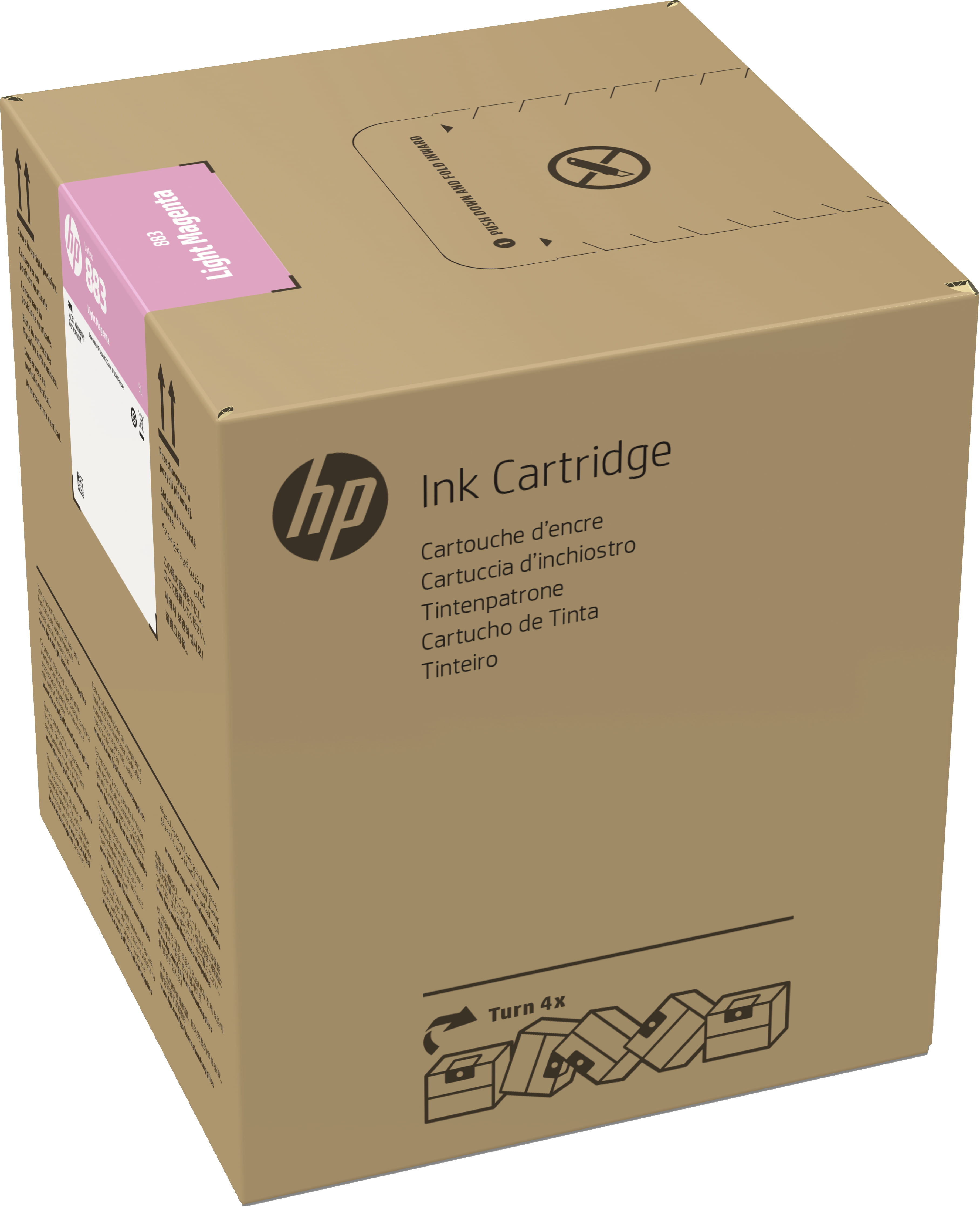 HP 883 - 5 L - hellmagentafarben - original -