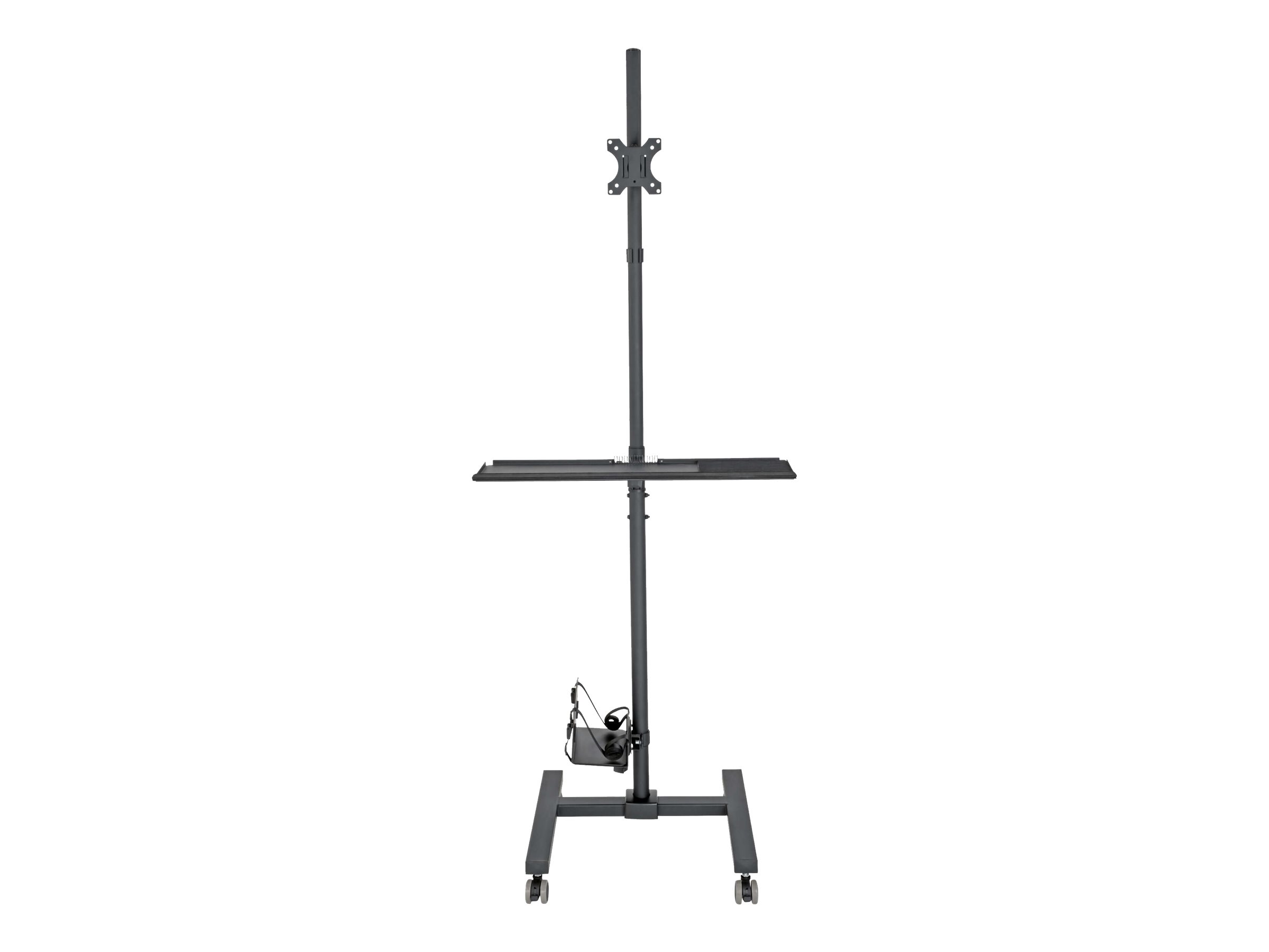 Tripp Eaton Tripp Lite Series Mobile Workstation with Monitor Mount - For 17" to 32" Displays, Height Adjustable - Wagen (Befestigungen, Schraubenschlüssel, Mauspad)