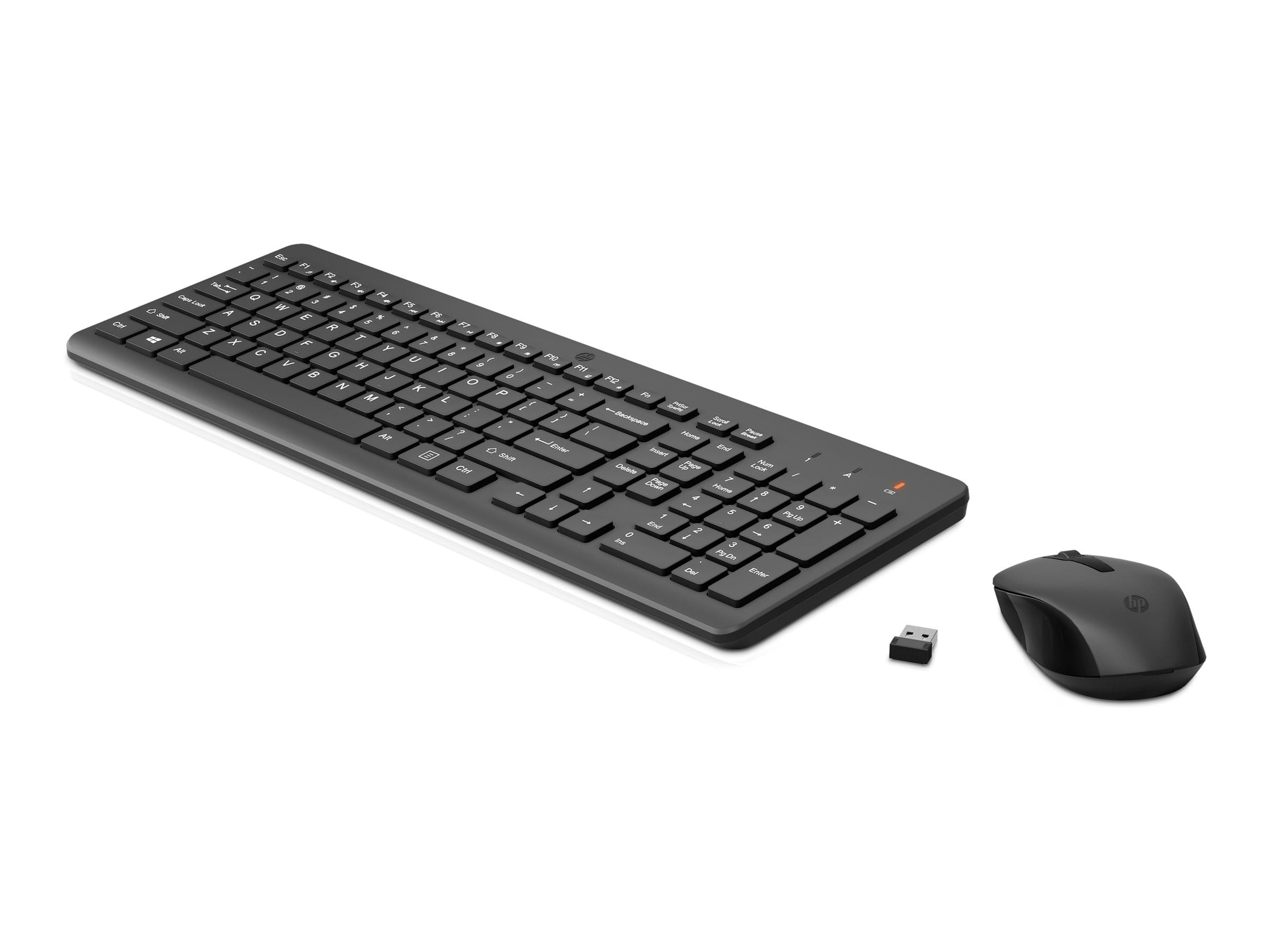 HP 330 - Tastatur-und-Maus-Set - kabellos - 2.4 GHz