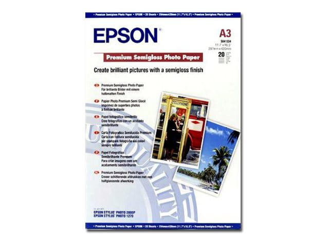 Epson Premium Semigloss Photo Paper - Halbglänzend - A3 (297 x 420 mm)