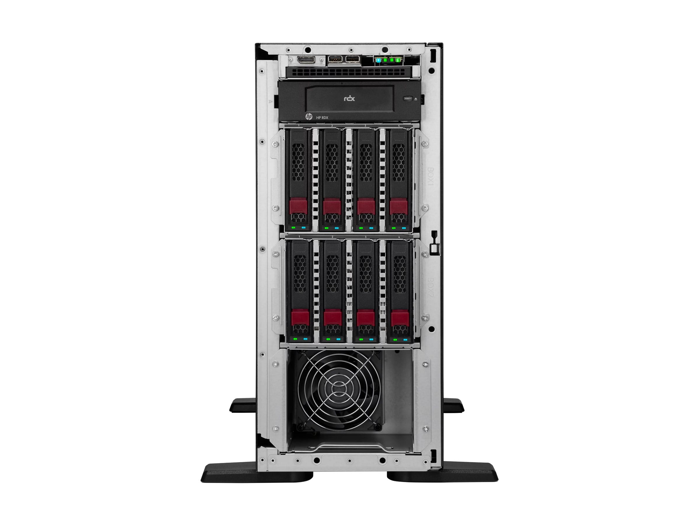 HPE ProLiant ML110 Gen11 - Server - Tower - 4.5U - 1-Weg - 1 x Xeon Silver 4510 / 2.4 GHz - RAM 64 GB - SATA/SAS/NVMe - Hot-Swap 6.4 cm (2.5")