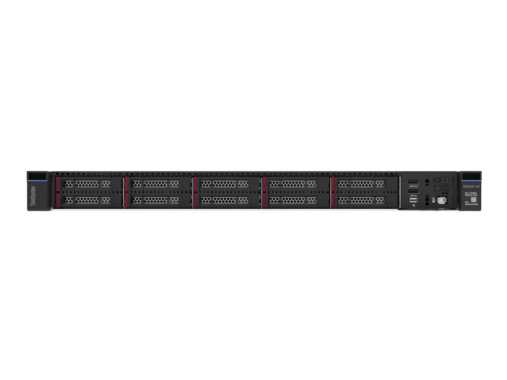 Lenovo ThinkSystem SR630 V4 7DG9 - 1U - zweiweg - 2 x Xeon 6780E / 2.2 GHz - RAM 1 TB - Hot-Swap 6.4 cm (2.5")
