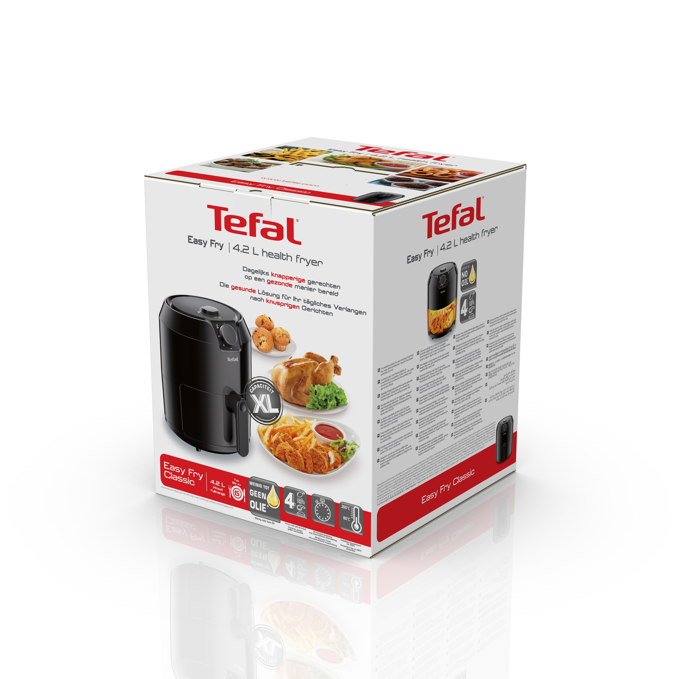TEFAL Easy Fry Classic EY201860 - Heißluft-Fritteuse