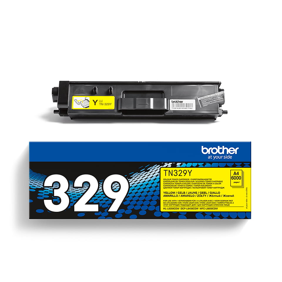 Brother TN329Y - Gelb - original - Tonerpatrone