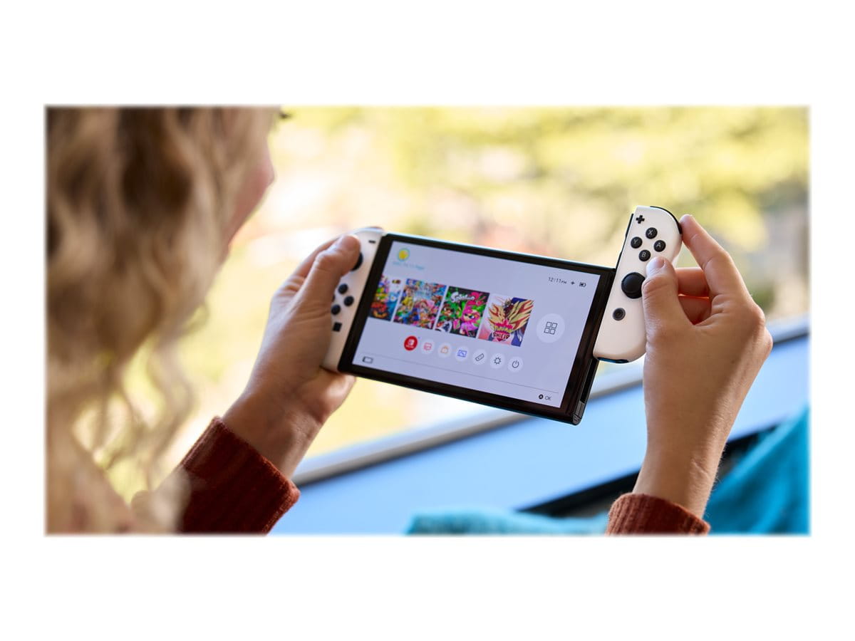 Nintendo Switch OLED, Nintendo Switch, NVIDIA Custom Tegra, Weiß, Analog / Digital, Home button, Power-Taste, Tasten