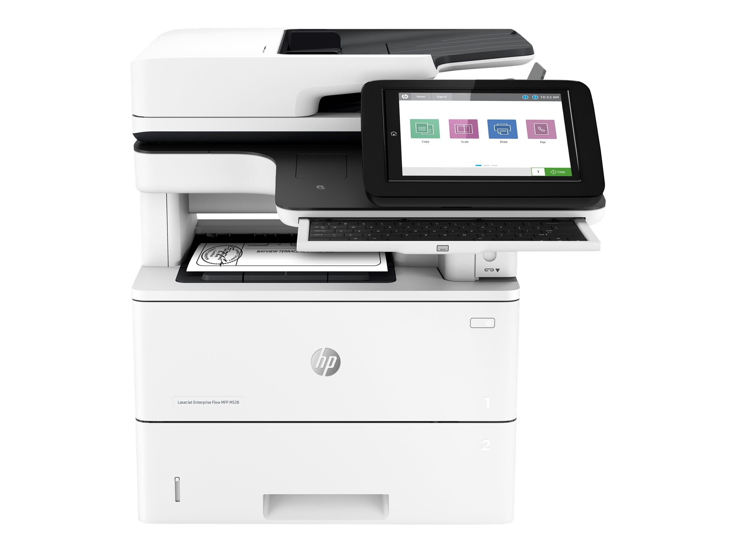 HP LaserJet Enterprise Flow MFP M528z - Multifunktionsdrucker - s/w - Laser - Legal (216 x 356 mm)/