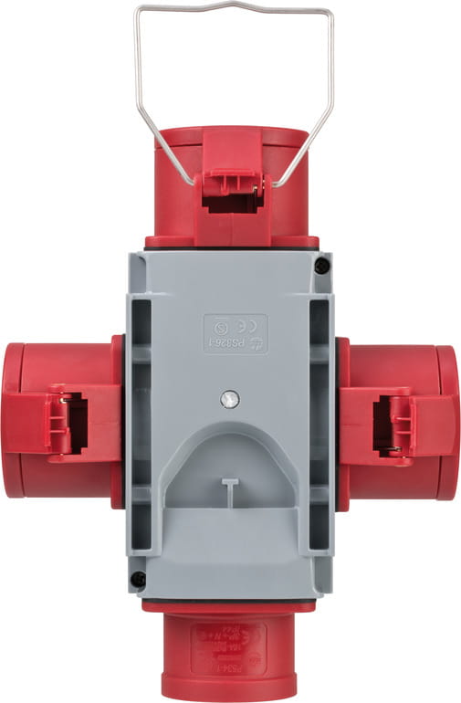 Brennenstuhl 1081640, 400 V, 16 A, Grau, Rot, IP44, 185 mm, 230 mm
