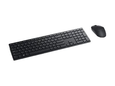 Dell Pro-Tastatur und -Maus – KM5221W - US international (QWERTY) - schwarz - (RTL BOX), Kabellos, RF Wireless, Plunger key switch, QWERTY, Schwarz, Maus enthalten