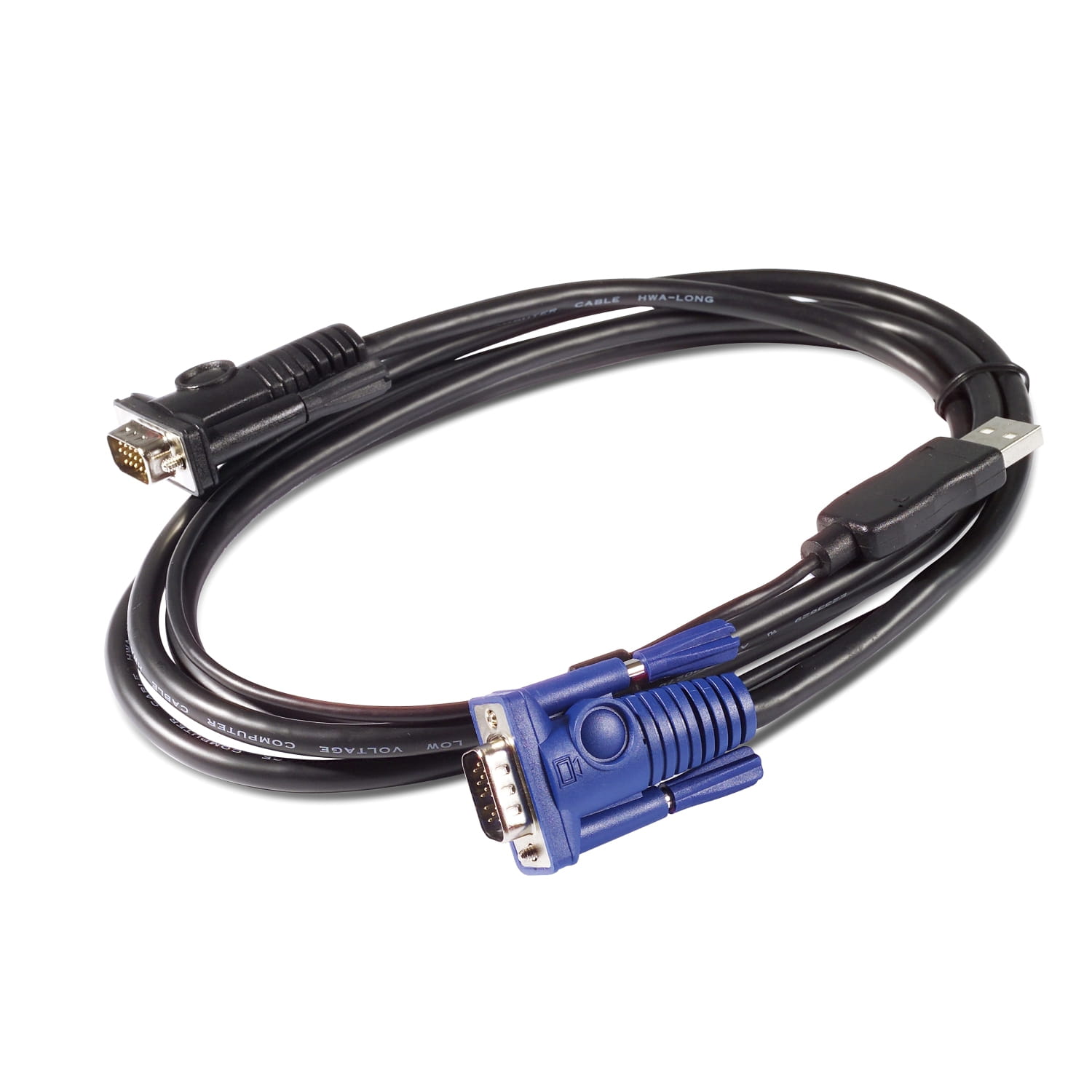 APC Tastatur- / Video- / Maus- (KVM-) Kabel - USB, HD-15 (VGA)