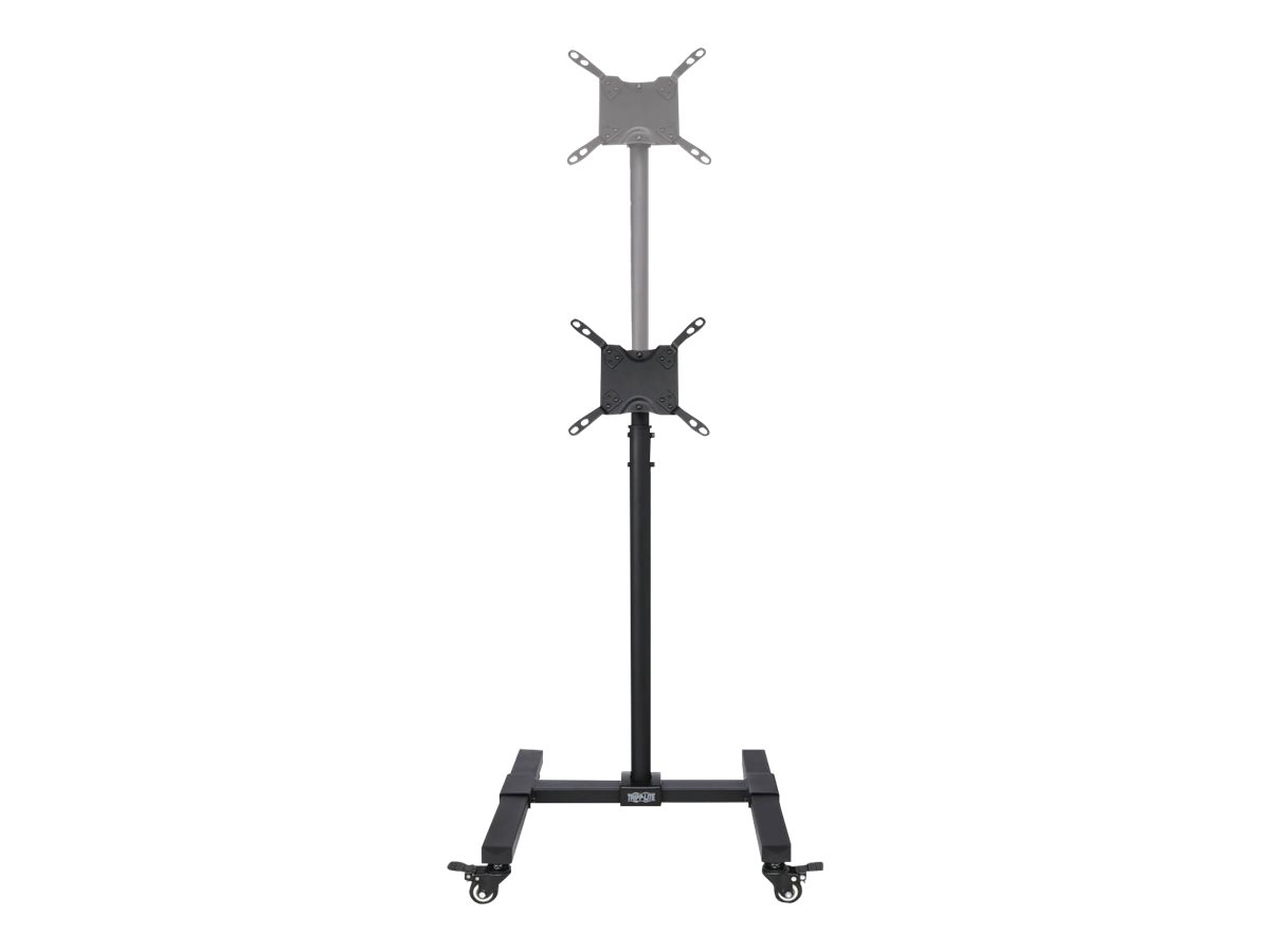Tripp Eaton Tripp Lite Series Mobile TV Stand - Height Adjustable, 13" to 42" TVs and Monitors, Locking Casters, Black - Wagen - für interaktives Flachfeld- / LCD-Display - Aluminium, Stahl - Schwarz - Bildschirmgröße: 33-106.7 cm (13"-42")