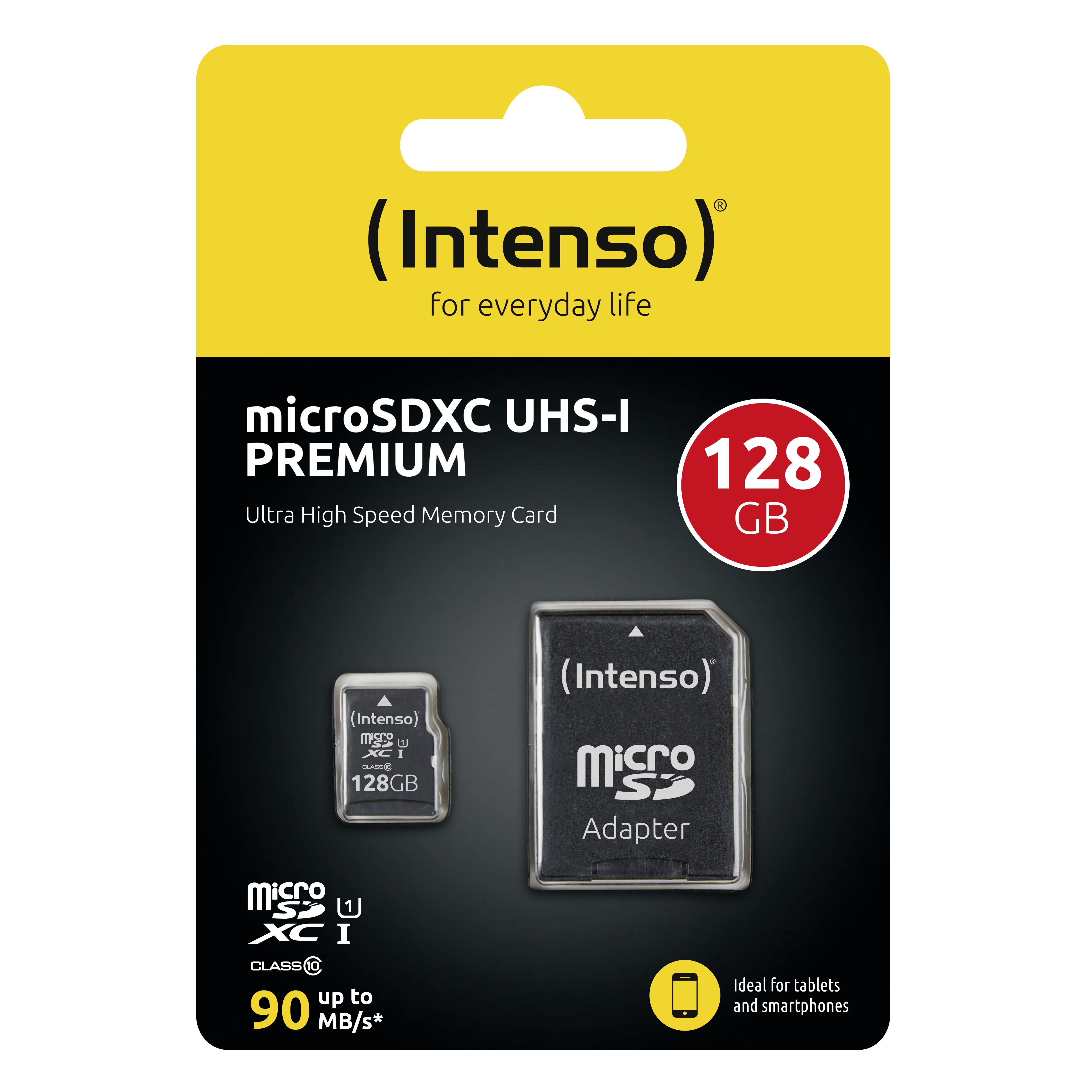 Intenso Flash-Speicherkarte (microSDXC-an-SD-Adapter