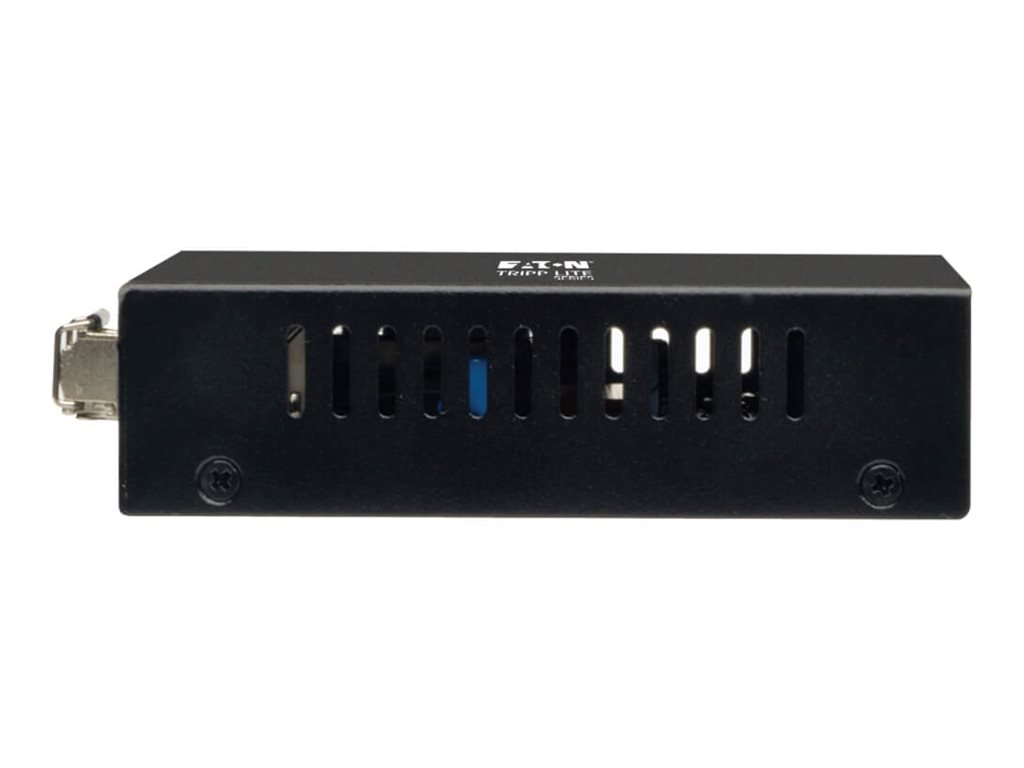 Tripp Eaton Tripp Lite Series Gigabit Multimode Fiber to Ethernet Media Converter, 10/100/1000 LC, International Power Supply, 850 nm, 550 m (1,804 ft.)
