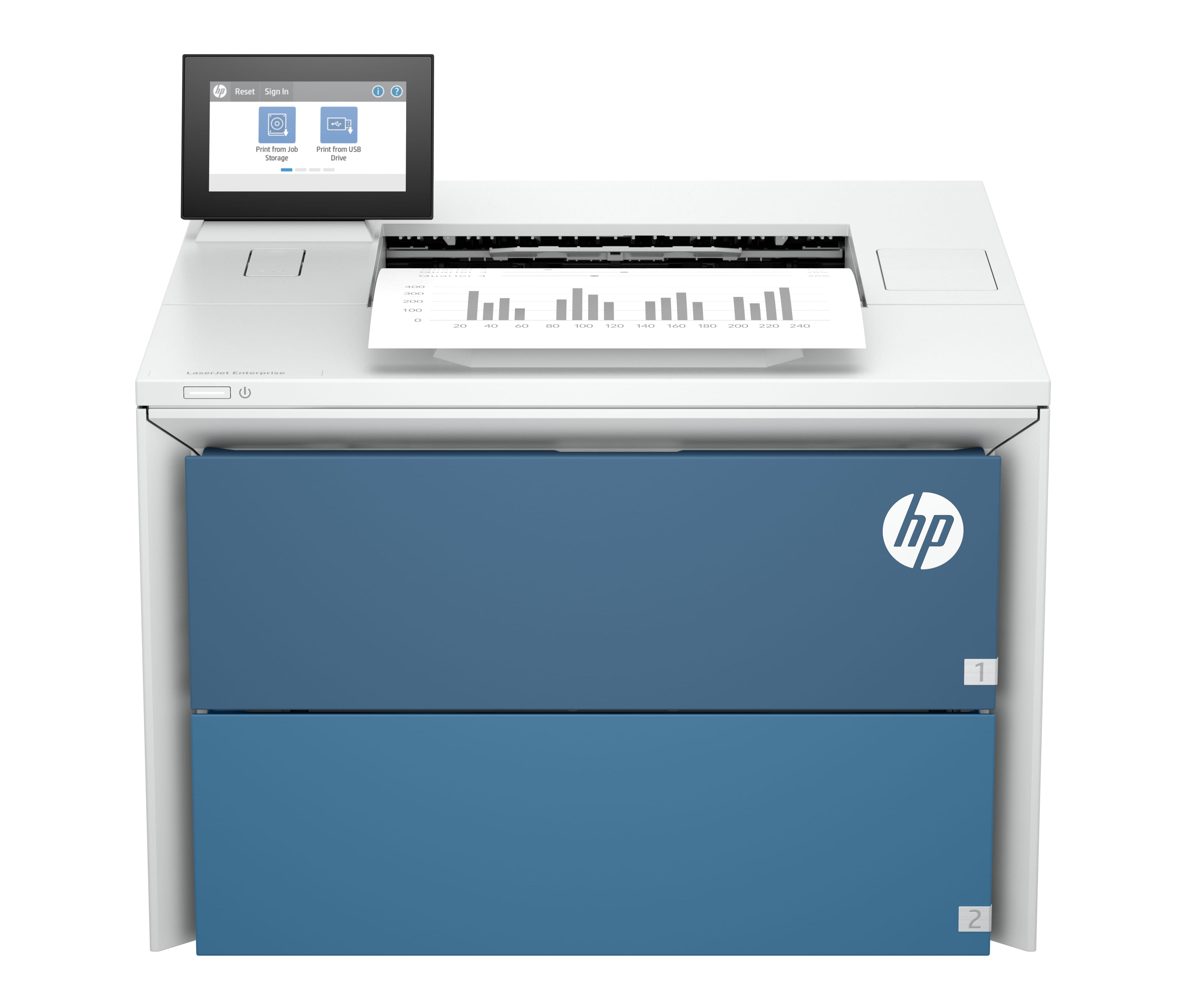 HP LaserJet Enterprise 5502dn - Drucker - s/w