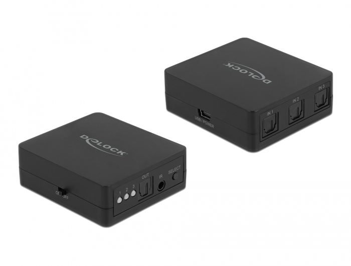 Delock Audio-Switch - 3 x SPDIF - Desktop
