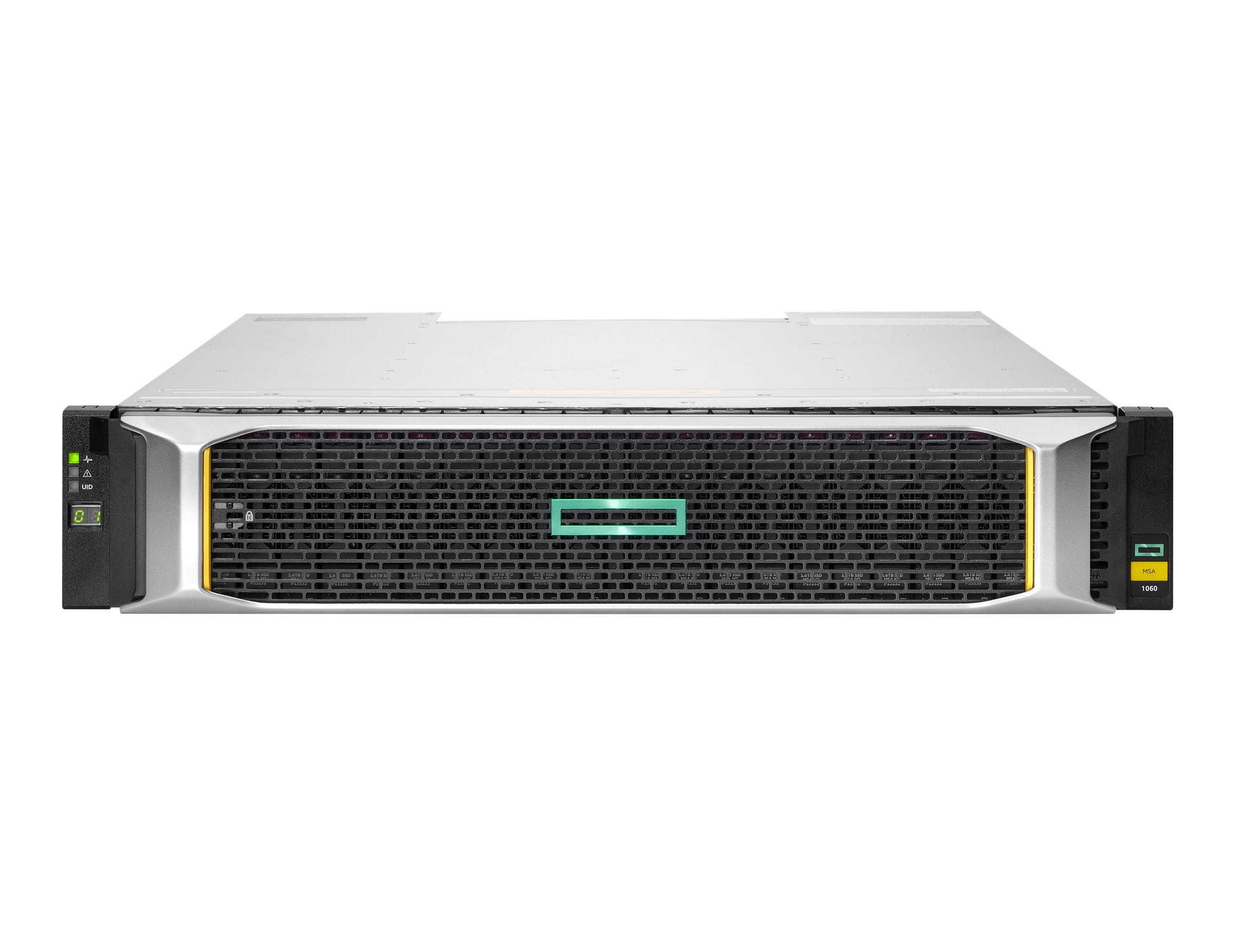 HPE Modular Smart Array 1060 16Gb Fibre Channel SFF Storage - 6th Generation - Festplatten-Array - 0 TB - 24 Schächte (SAS-3)
