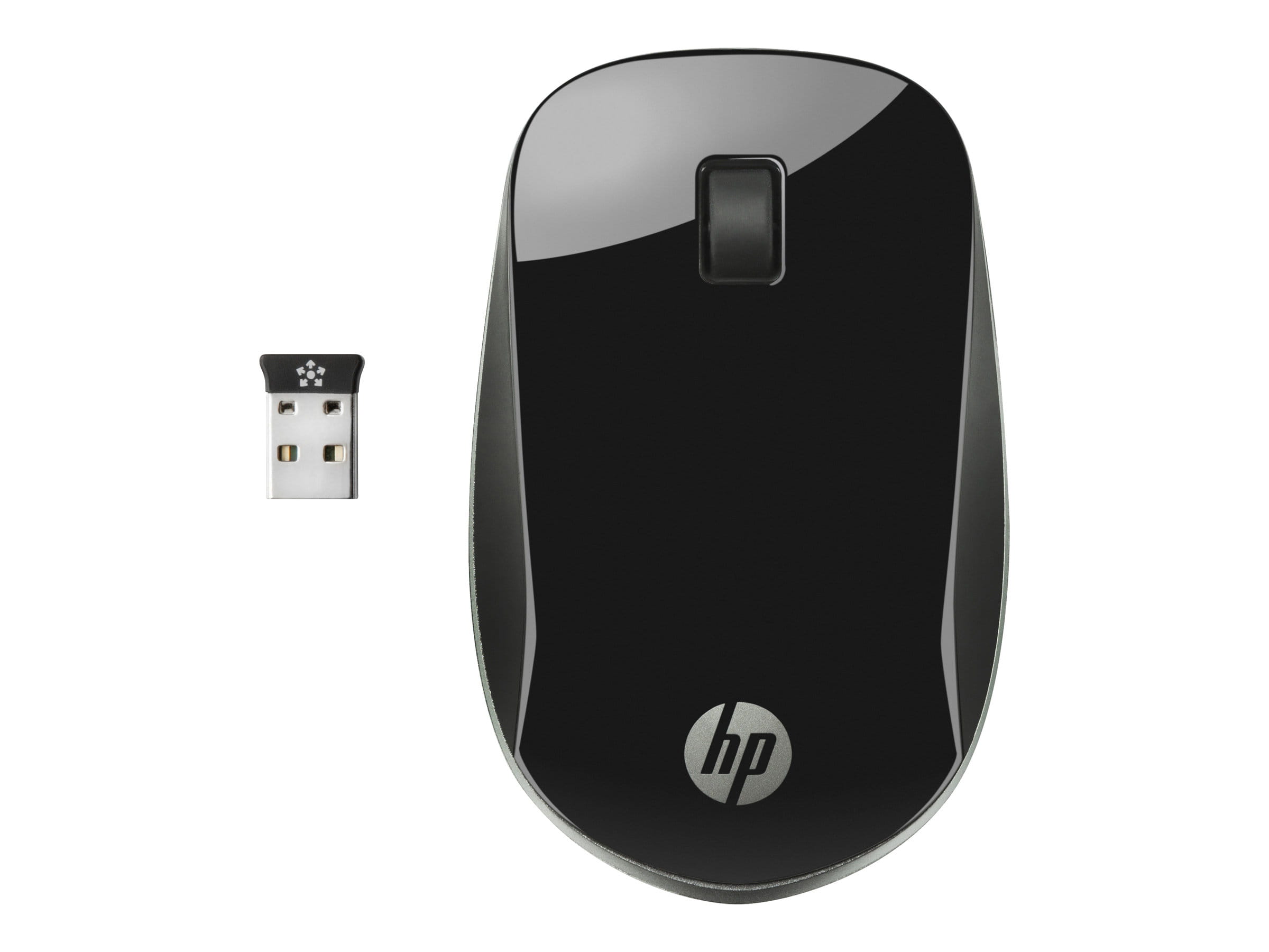 HP Z4000 - Maus - rechts- und linkshändig - optisch - 3 Tasten - kabellos - 2.4 GHz - kabelloser Empfänger (USB)