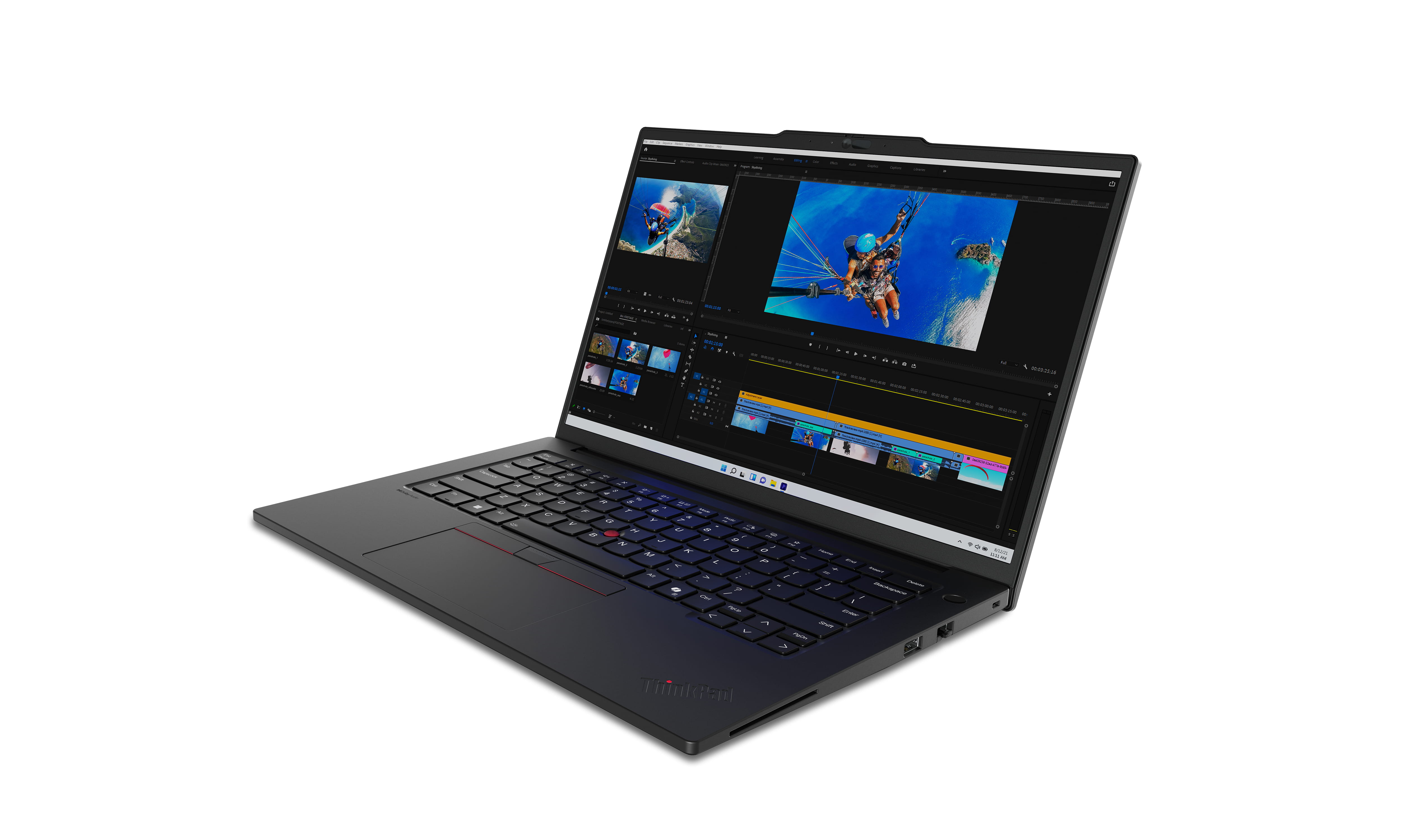 Lenovo ThinkPad P14s Gen 5 21G2 - Intel Core Ultra 7 155H / 1.4 GHz - Win 11 Pro - RTX 500 Ada - 32 GB RAM - 1 TB SSD NVMe, Performance - 36.8 cm (14.5")
